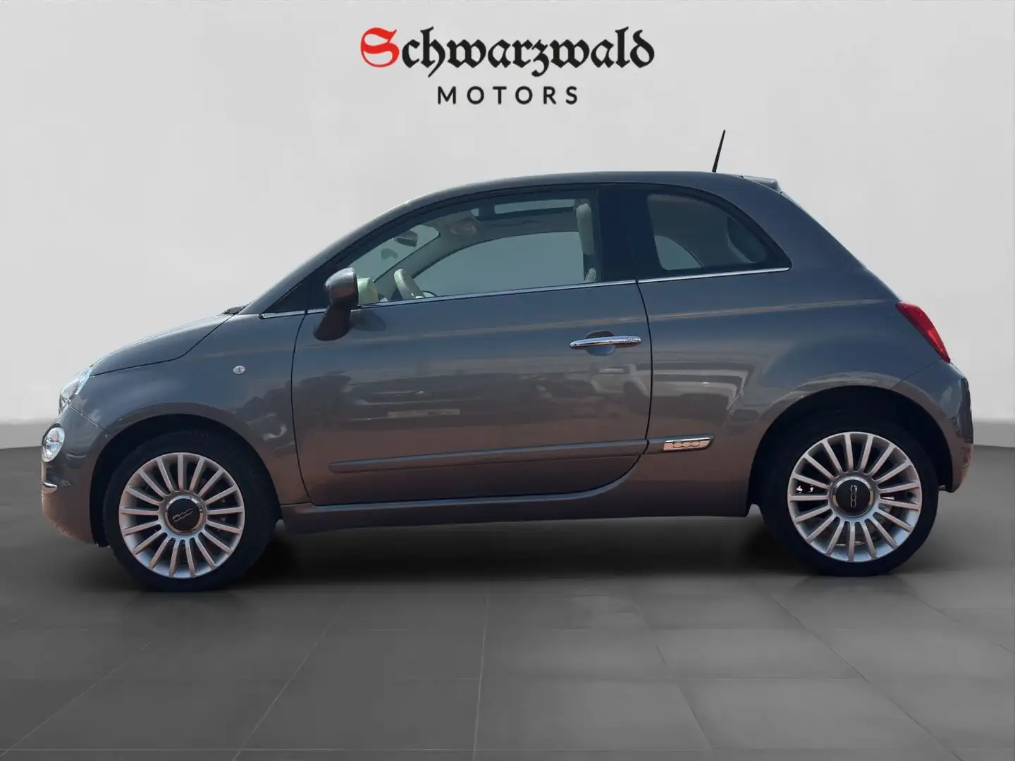 Fiat 500 Panorama Sitzheizung TÜV Leder Grigio - 2