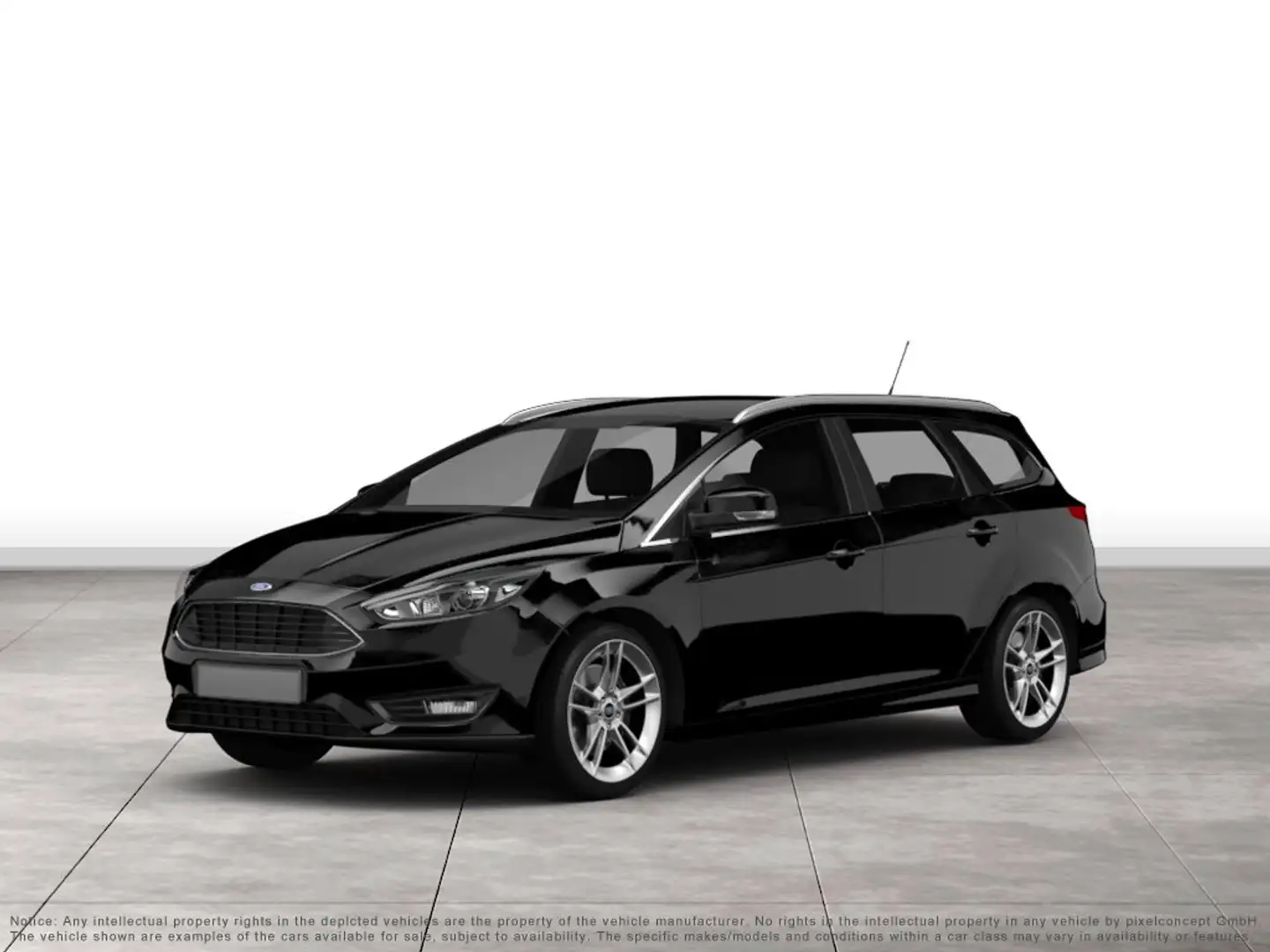 Ford Focus Turnier 1.5 EcoBoost Aut. ST-Line Zwart - 1