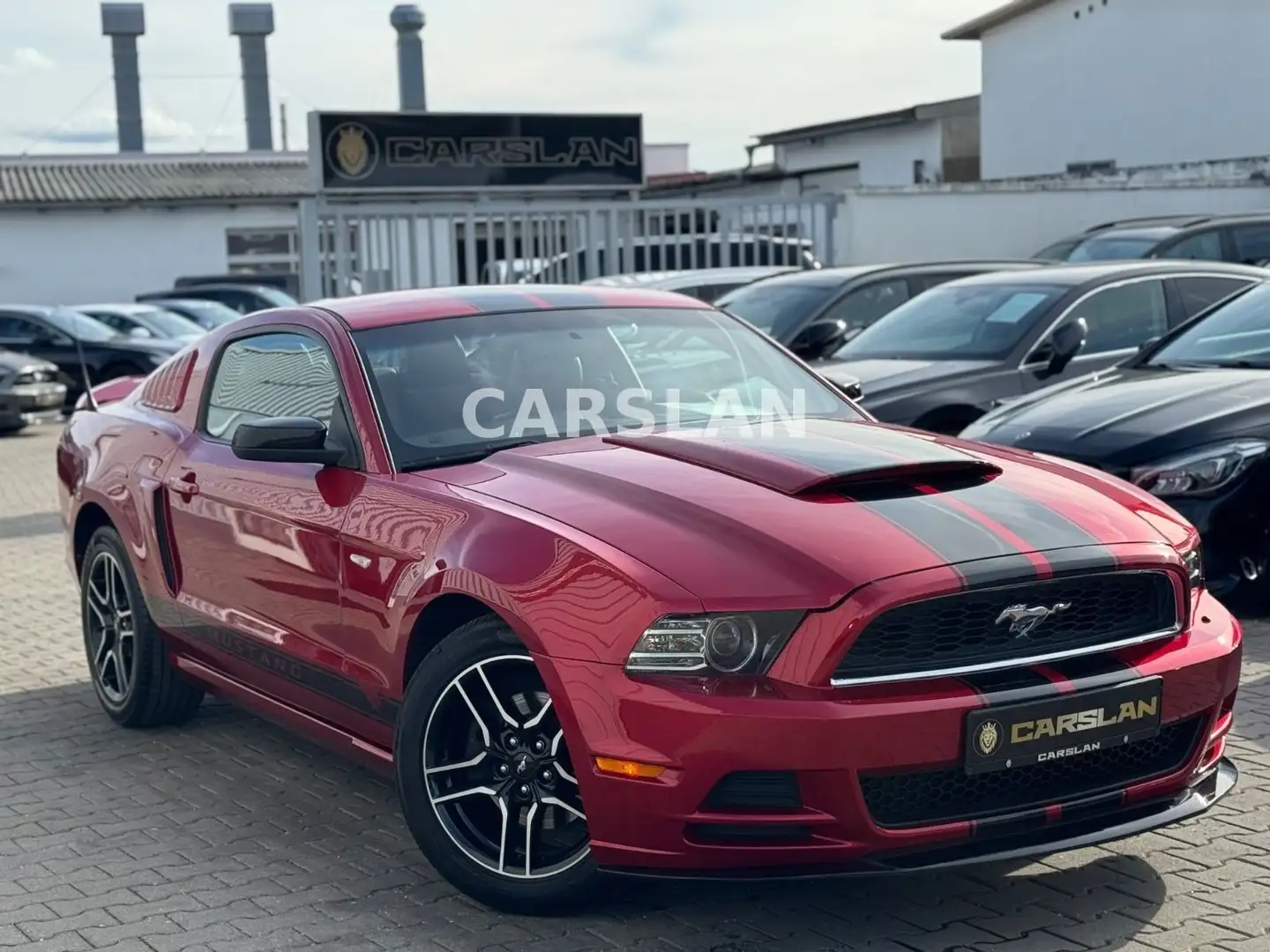 Ford Mustang 3.7 V6 COUPE "LEDER+BI-XENON+LED+SPORT" Rouge - 1