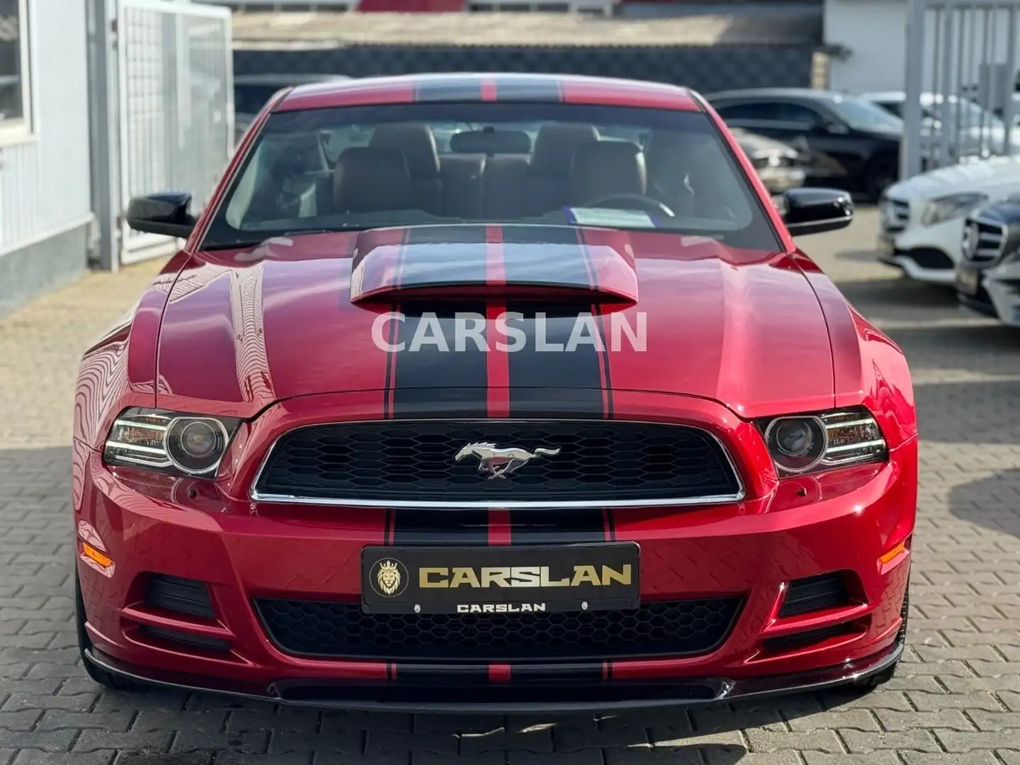 Ford Mustang 3.7 V6 COUPE "LEDER+BI-XENON+LED+SPORT" Rouge - 2