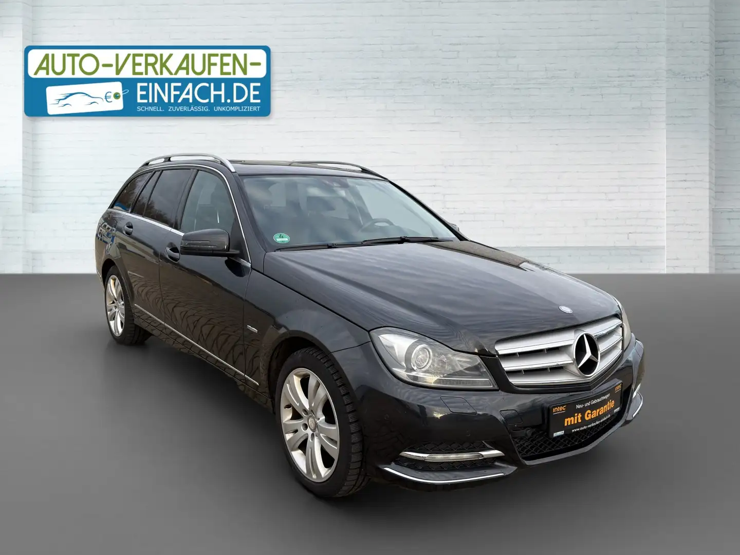 Mercedes-Benz C 200 T CGI,AUT,AHK,Klima,Leder,Garantie,TÜV,Service Black - 1