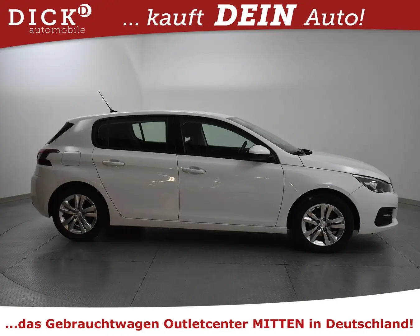 Peugeot 308 1.2 Aut. Active Pack NAVI+PDC+TEMP+MFL+APPLE Blanc - 2