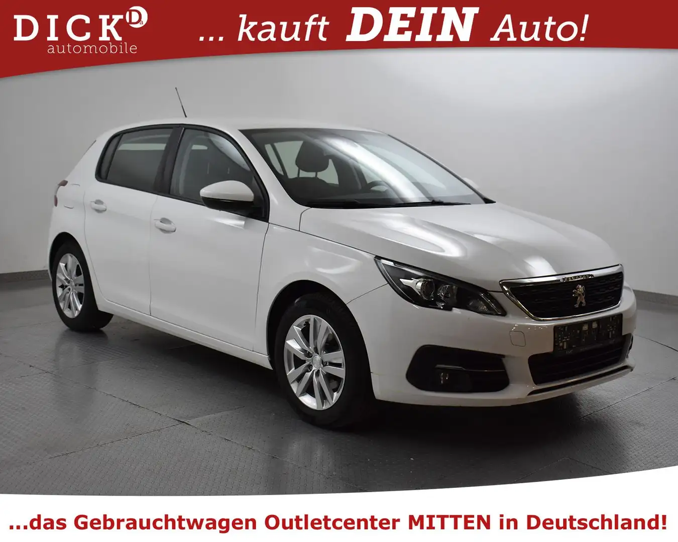 Peugeot 308 1.2 Aut. Active Pack NAVI+PDC+TEMP+MFL+APPLE Blanc - 1