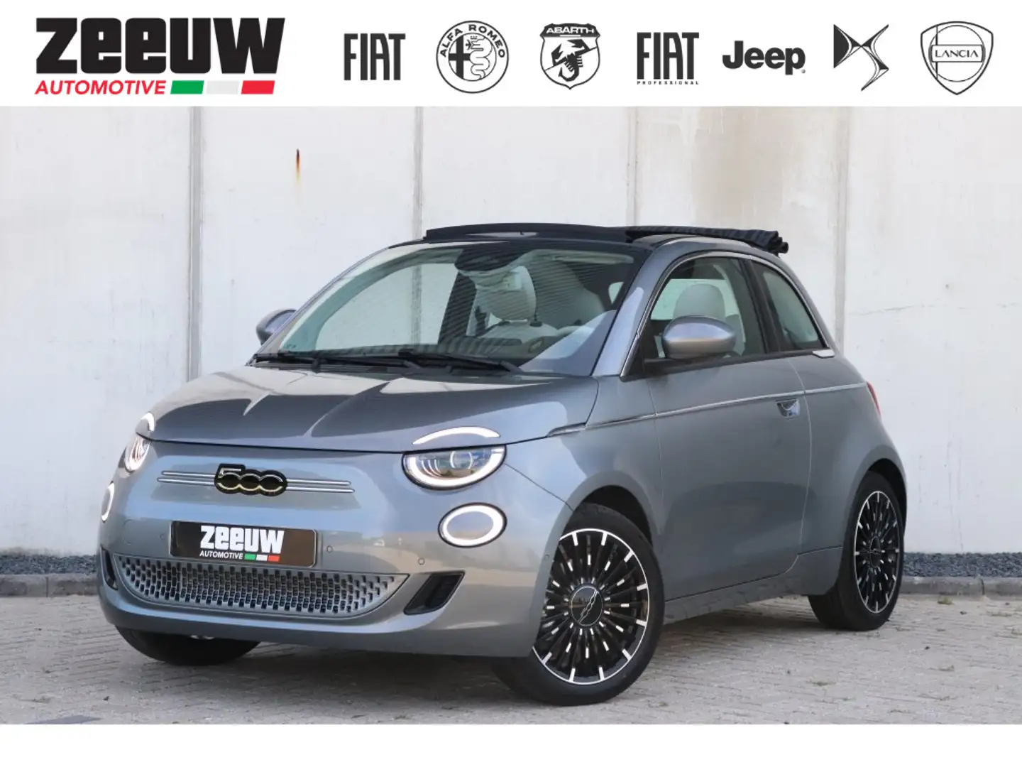 Fiat 500e Cabrio La Prima 42 kWh | Technology | Winter | 17" Grijs - 1