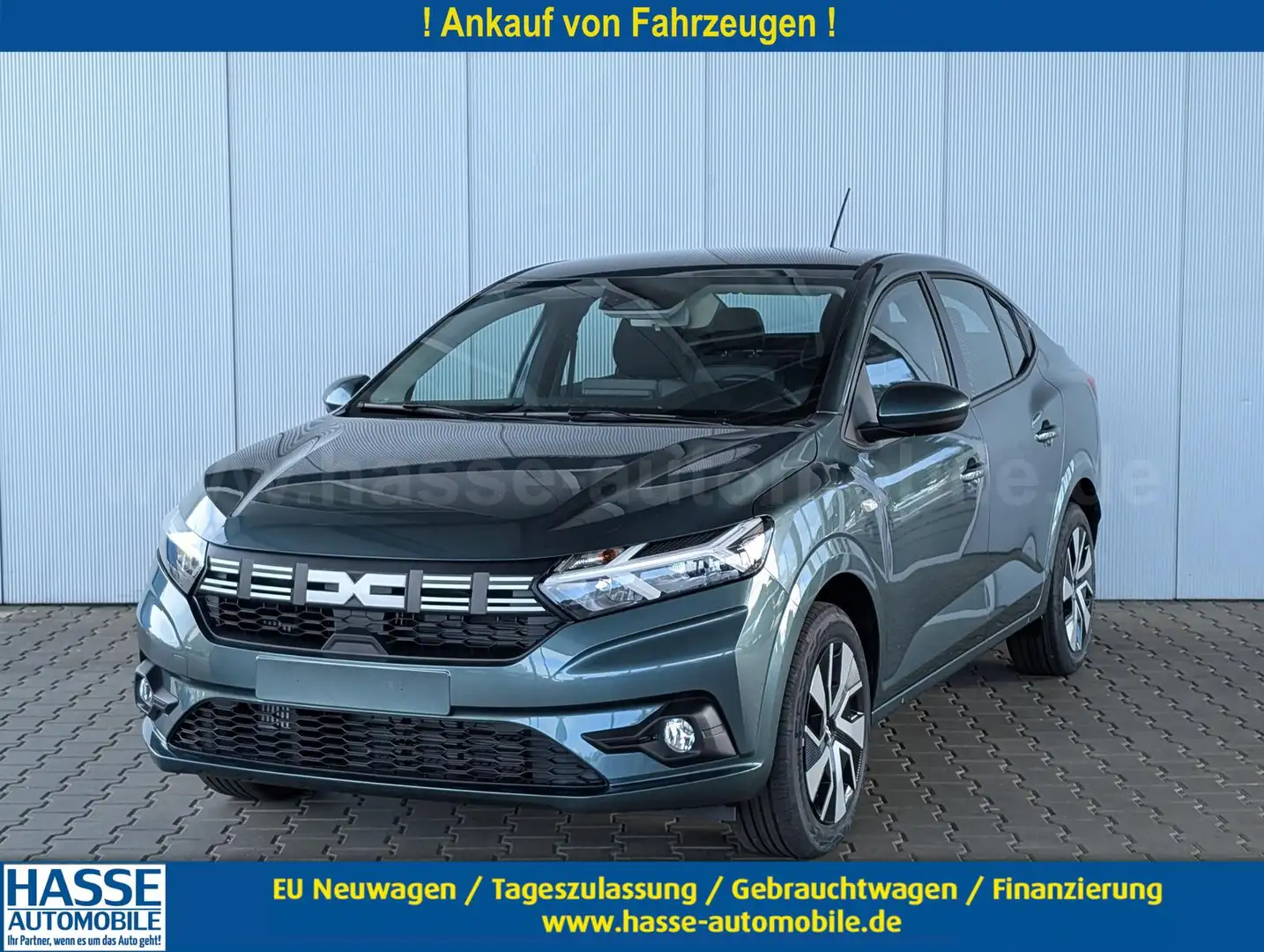 Dacia Logan EXPRESSION TCe 90 MT 6 / NAVI Carplay LED Tempo... Vert - 1