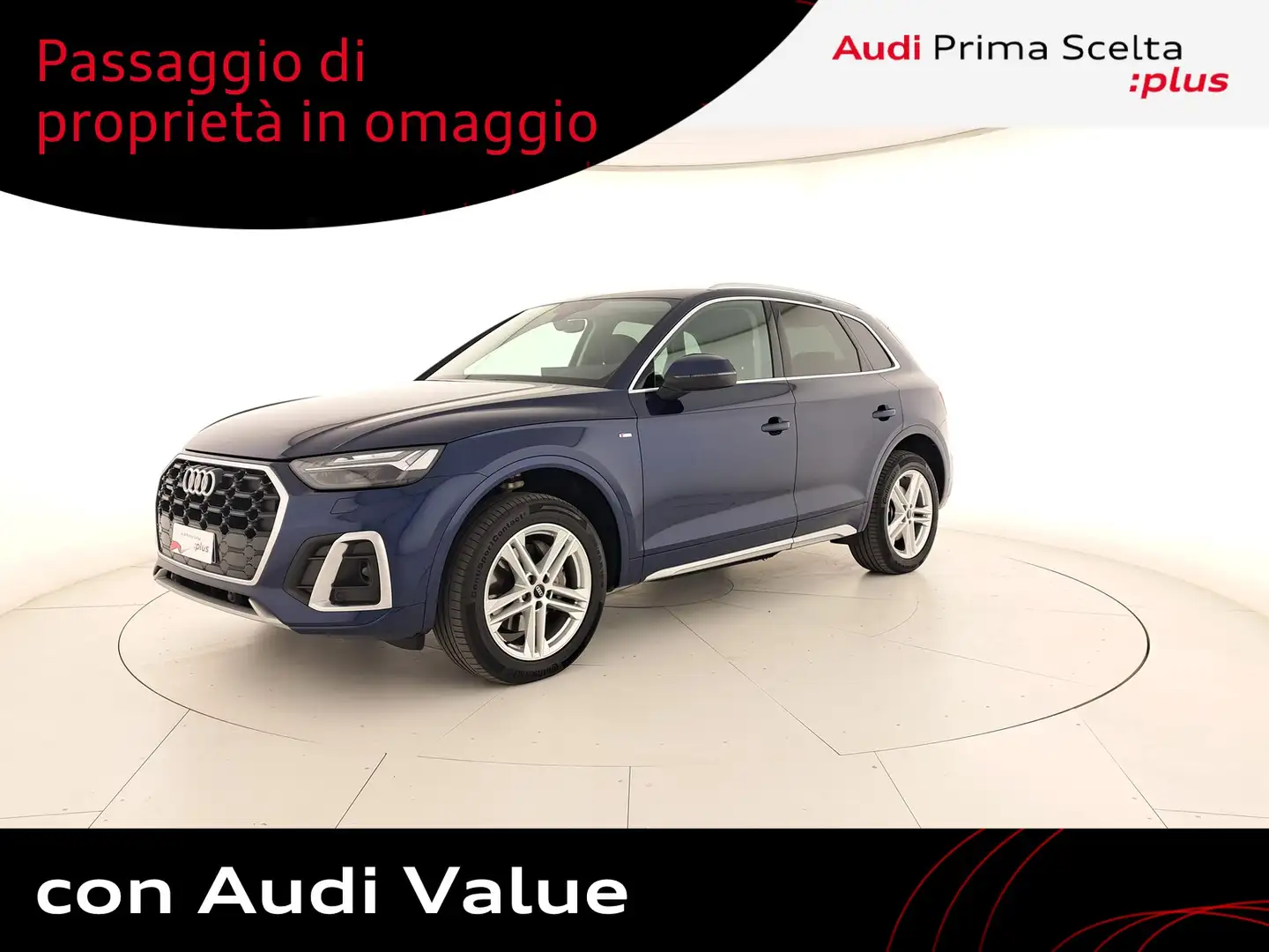 Audi Q5 40 2.0 tdi mhev 12v s line quattro s-tronic Blu/Azzurro - 1