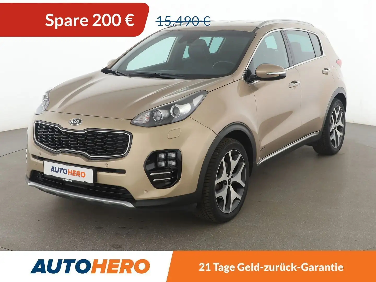 Kia Sportage 1.6 TGDI GT Line 4WD*NAVI*XENON*TEMPO*CAM*PDC*SHZ* Oro - 1