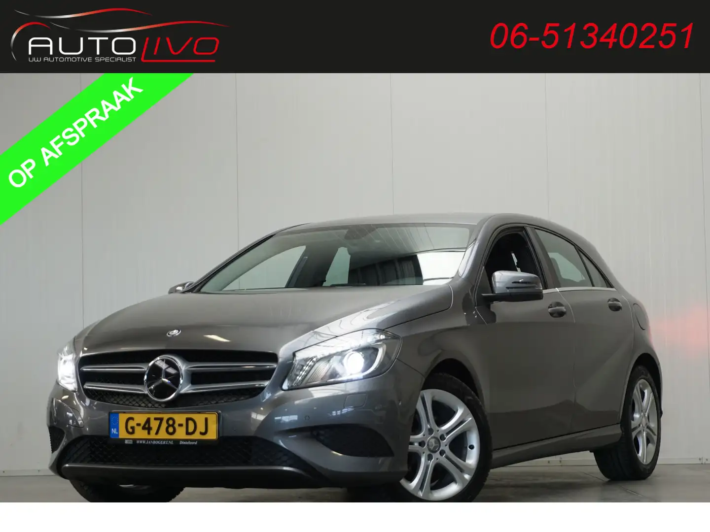 Mercedes-Benz A 180 CDI Ambition AUTOMAAT! 71000! NAVI AC PDC CRUISE e Grey - 1