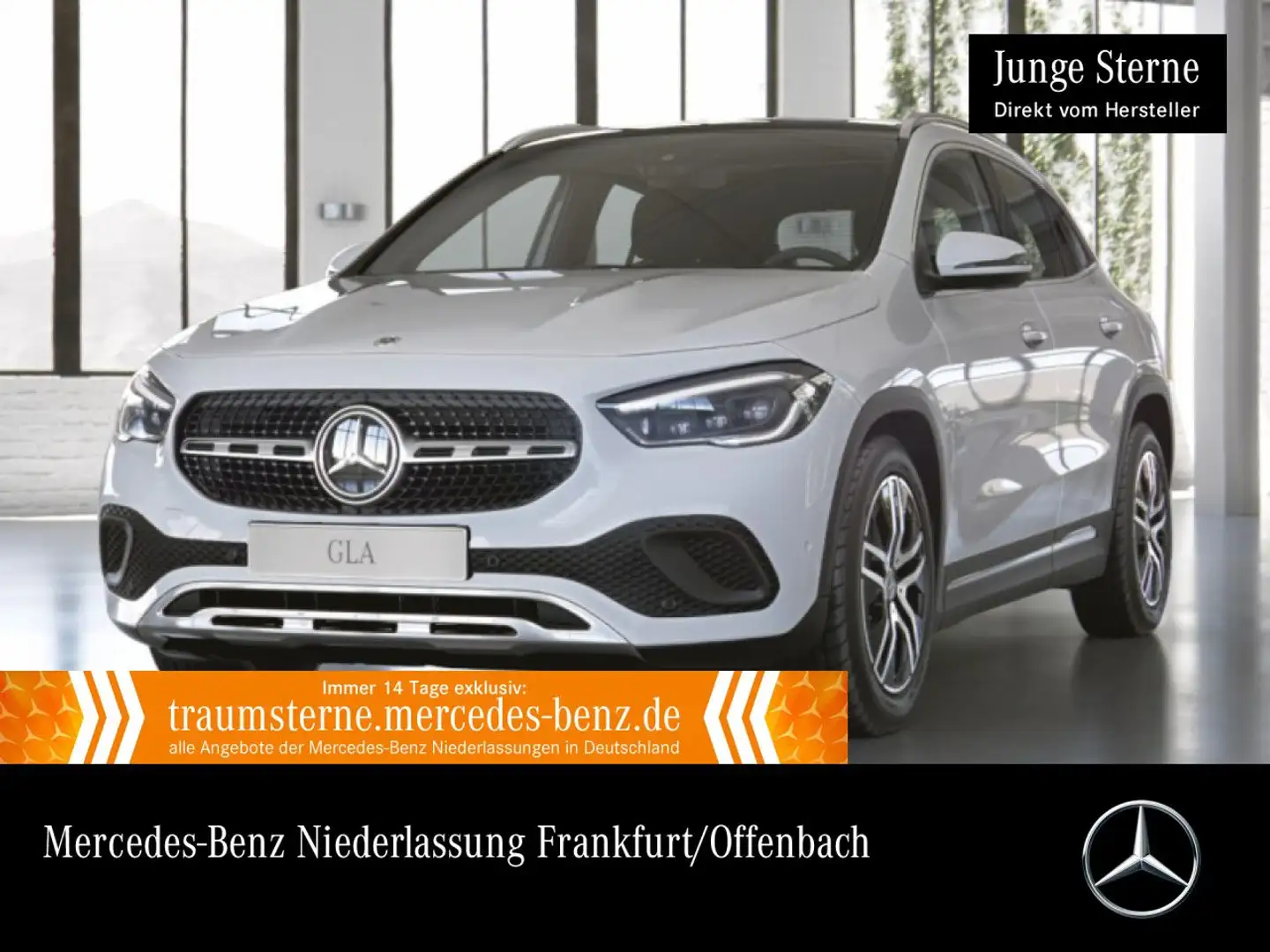 Mercedes-Benz GLA 250 e PROGRESSIVE+PANO+AHK+MULTIBEAM+KAMERA+8G Weiß - 1