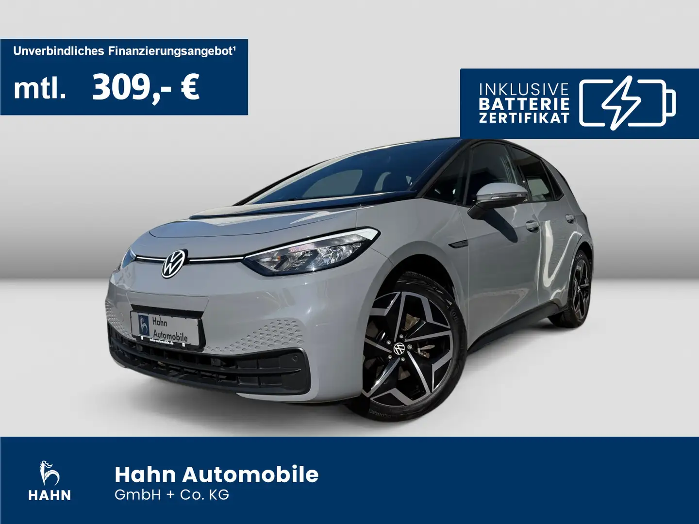 Volkswagen ID.3 Pro Performance Life SHZ Navi LED Keyless Grijs - 1