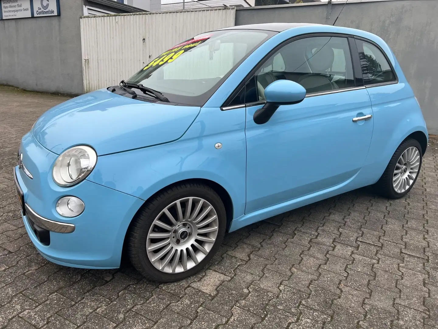 Fiat 500 Blau - 1