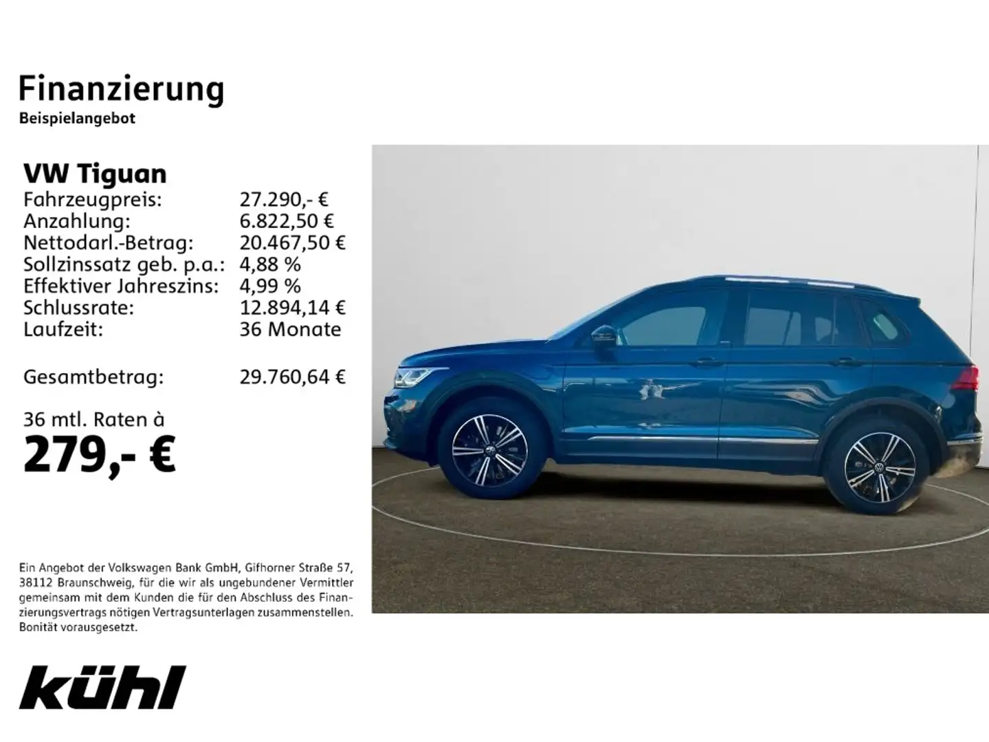 Volkswagen Tiguan 1.4 TSI PHEV DSG Active eHybrid Navi,AHK, Blu/Azzurro - 2