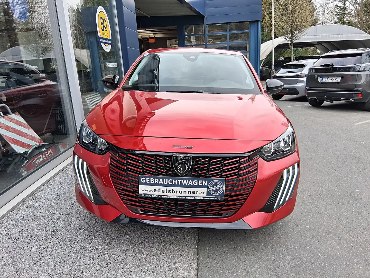 Peugeot 208 Hybrid 100 e-DCS6 Allure Rot - 2