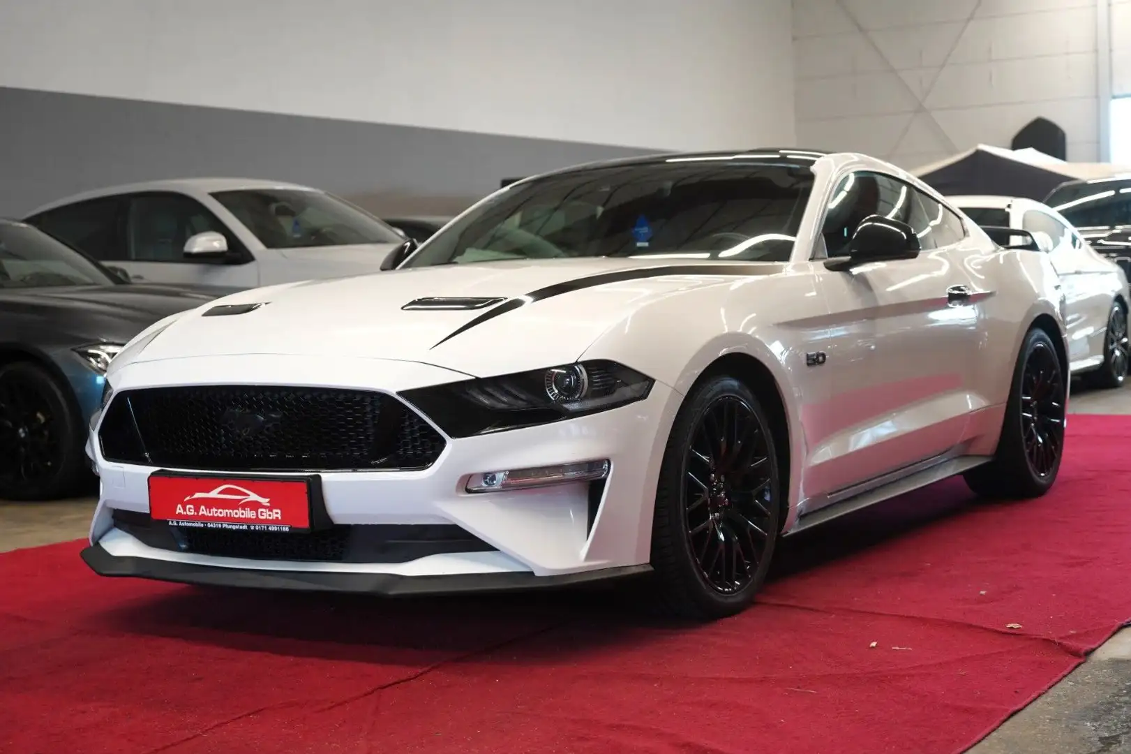 Ford Mustang GT 5.0 Aut.*LED*Navi*ACC*Unfallfrei* White - 1