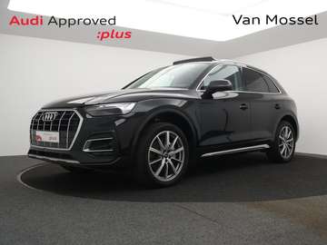 PHEV Audi Q5 50TFSIe QUATTRO 299PK *AUTOMAAT*PANO DAK*TREKHAAK*LEDER*SPORTSEATS*SFEERVERLICHTING*VERWARMDE ZETELS*...