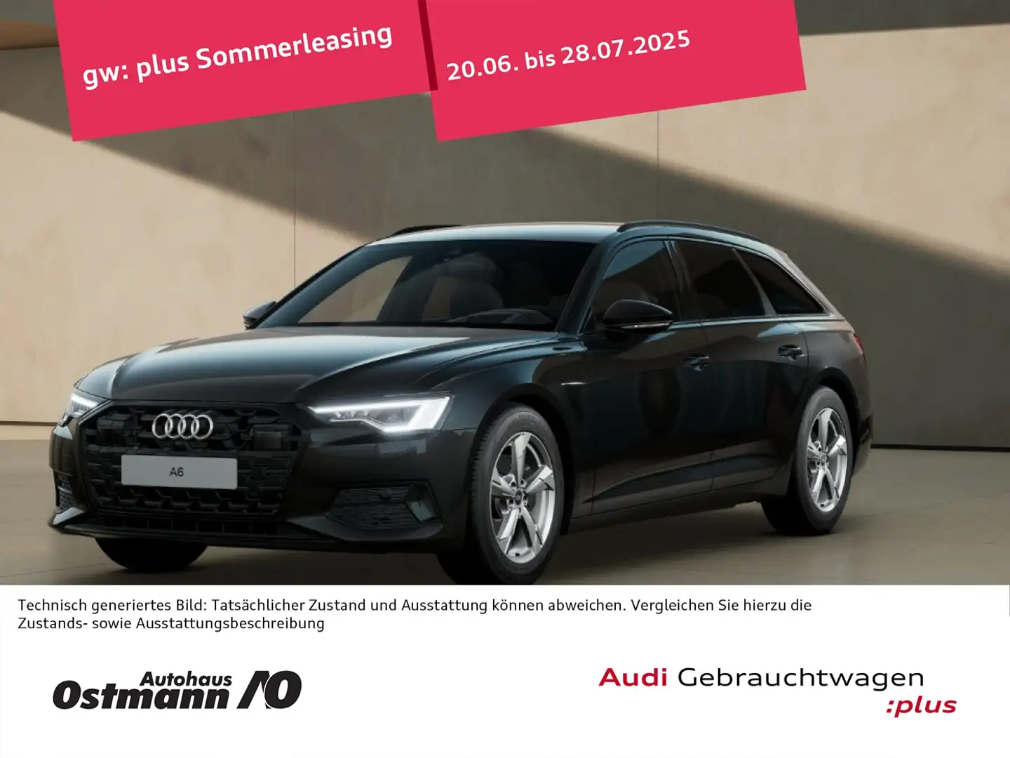 Audi A6 40 TDI Avant HUD Matrix 360° el.Heck 18'' Noir - 1