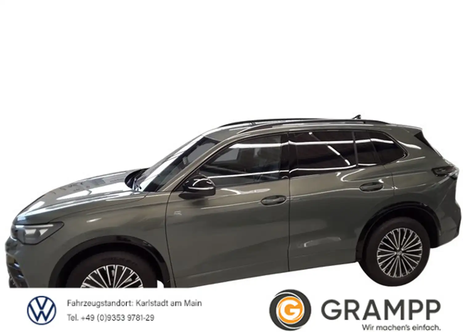 Volkswagen Tiguan R-Line 2.0TDI DSG 4M +AHK+KAMERA+STANDHZG Grün - 1