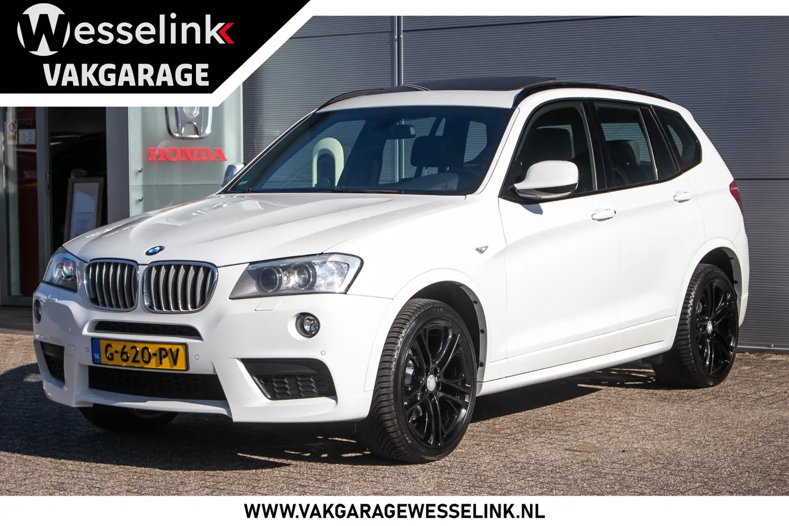 BMW X3 xDrive28i High Executive M-sport Schuif/kanteldak Wit - 1