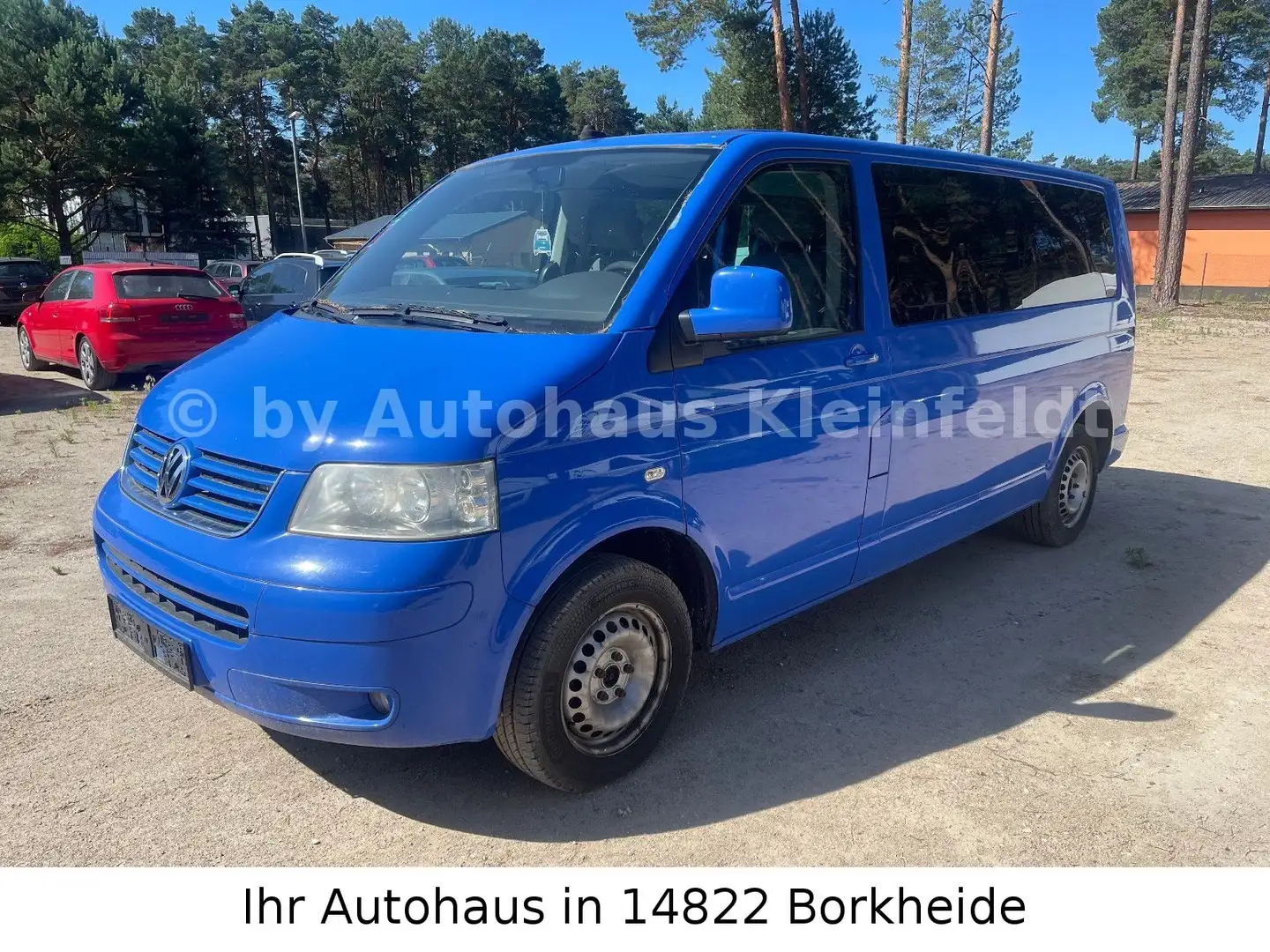 Volkswagen T5 Transporter Bus Caravelle lang |WOMO.UMBAU| Bleu - 2