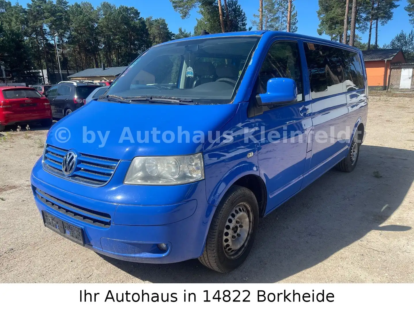 Volkswagen T5 Transporter Bus Caravelle lang |WOMO.UMBAU| Bleu - 1