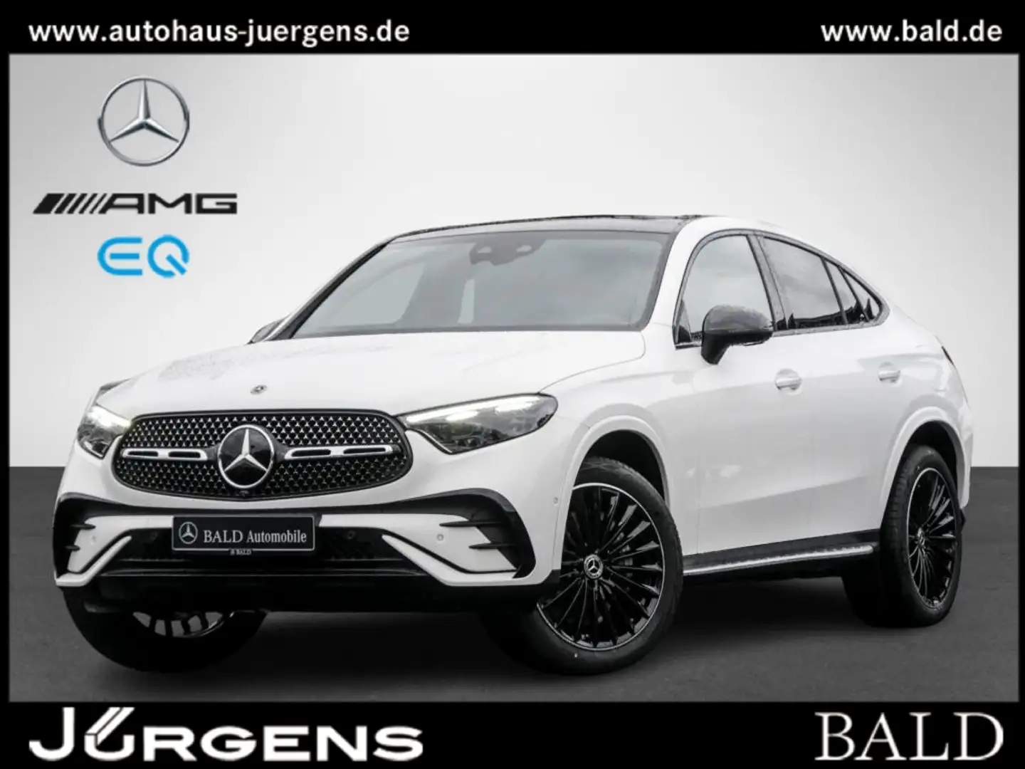 Mercedes-Benz GLC 400 e 4M Coupé AMG/Digital/Pano/AHK/Burm3D White - 1