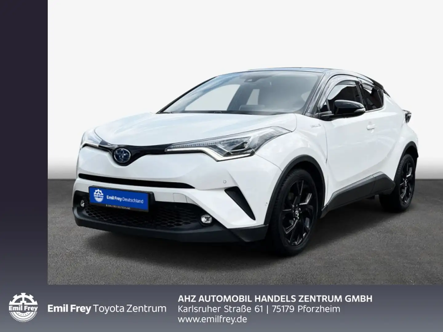 Toyota C-HR Hybrid Style Selection *SHZ* *NAVI* *LEDER* Wit - 1