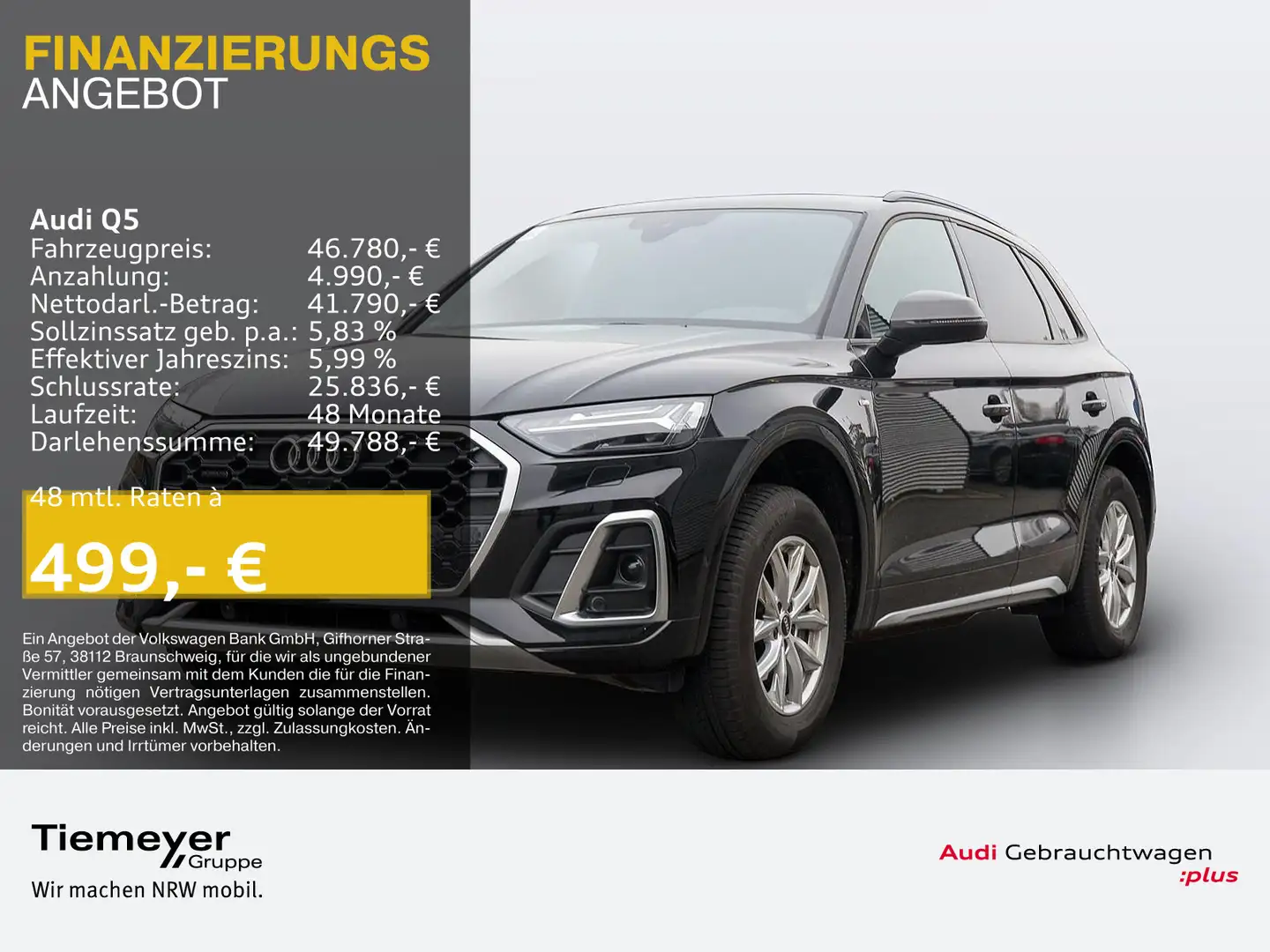 Audi Q5 40 TDI Q 2x S LINE LM20 MATRIX ASSIST 360 Black - 1