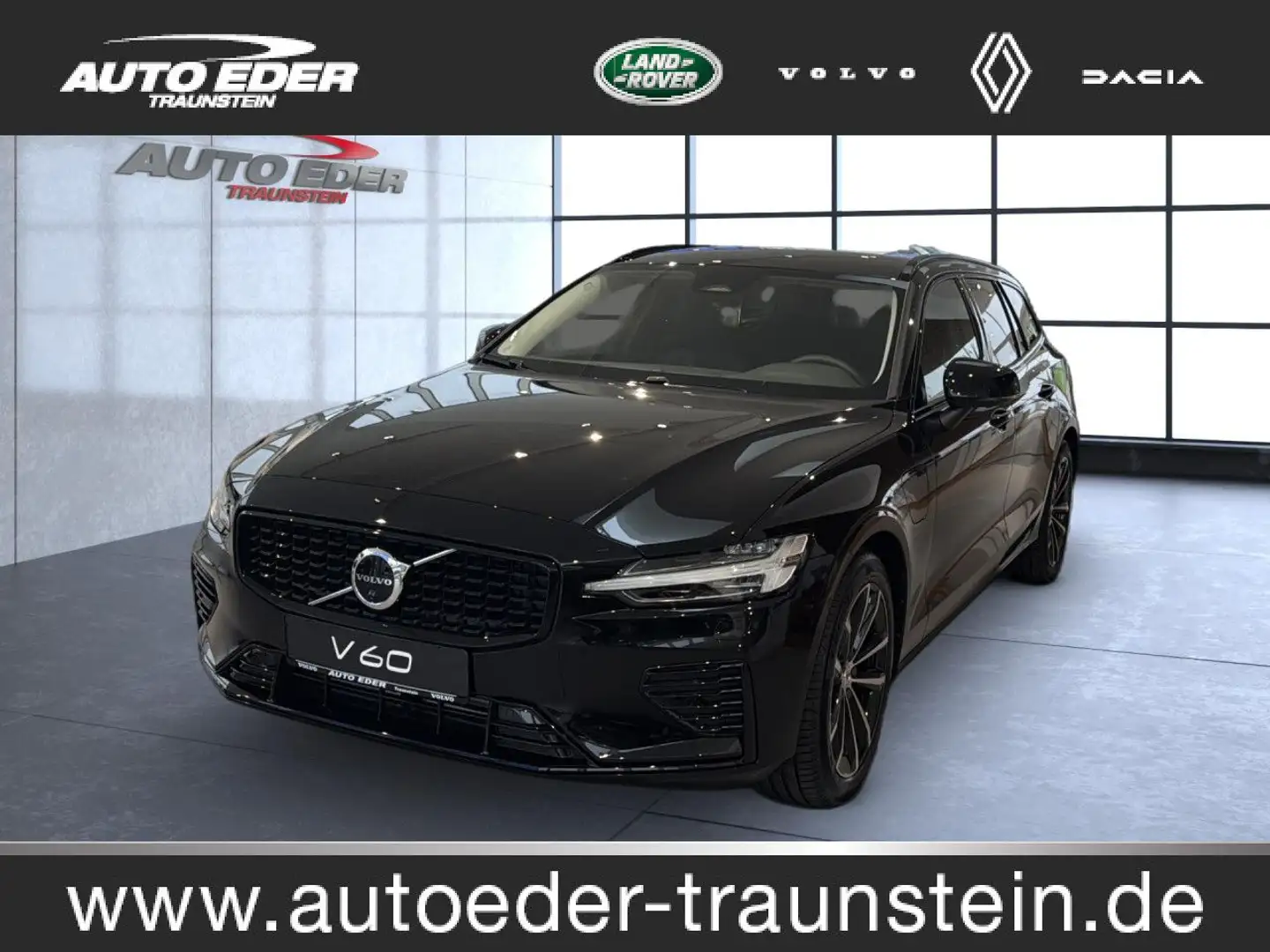Volvo V60 Plus Dark Recharge Plug-In Hybrid AWD LED Noir - 1