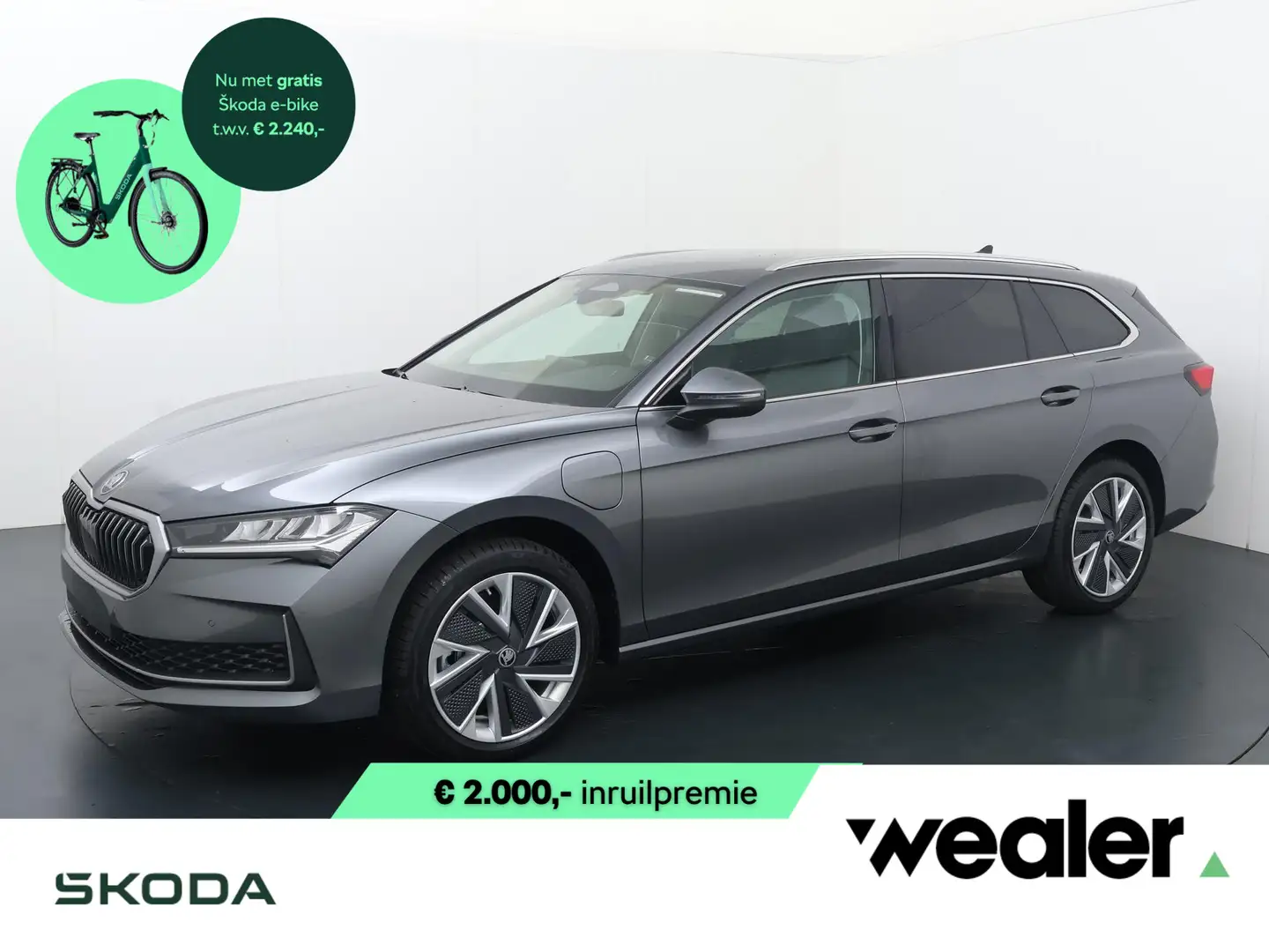 Skoda Superb Combi Business Edition 1.5 TSI PHEV 204 PK | Grati Grijs - 1