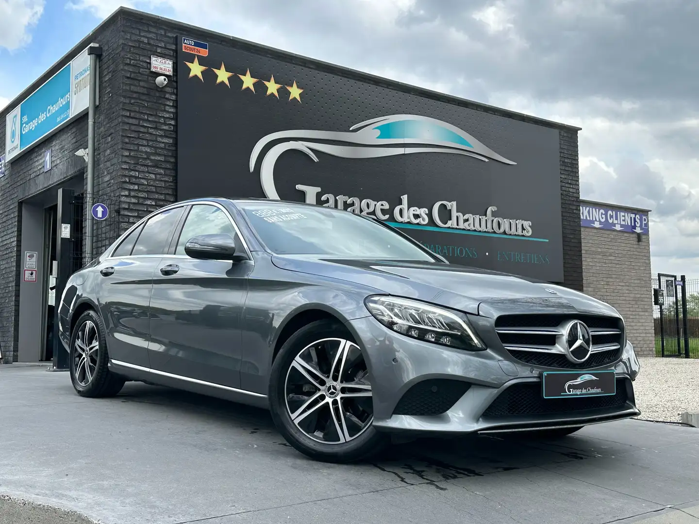 Mercedes-Benz C 180 d - Berline - ! 9G Tronic ! - Caméra - Eu6d Gris - 2