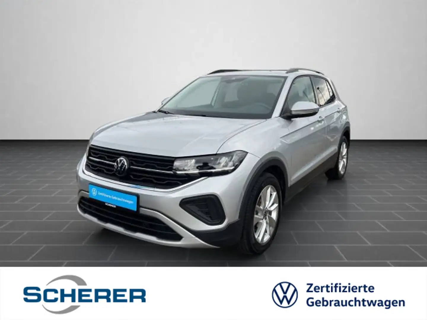 Volkswagen T-Cross Life 1.0 TSI LED KEYLESS REAR VIEW PDC S Silber - 1