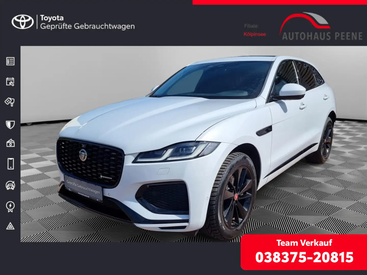 Jaguar F-Pace 2.0 R-Dynamic SE AWD Weiß - 1