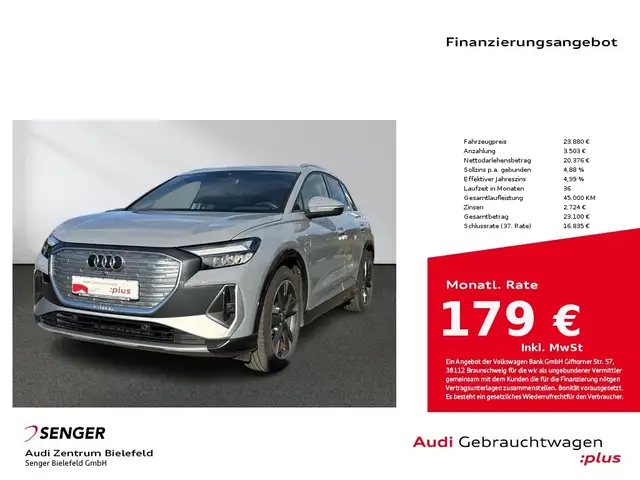Audi Q4 e-tron 35 MMI plus S Line Standklima Navi