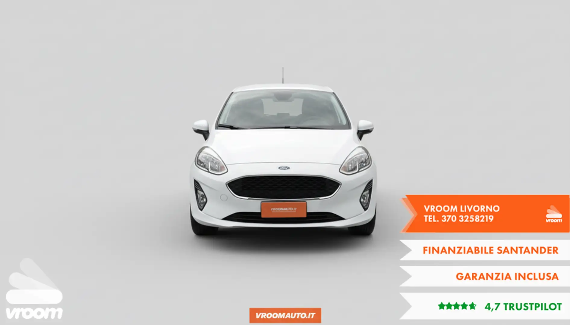 Ford Fiesta Fiesta 1.5 EcoBlue 5 porte Business Bianco - 2