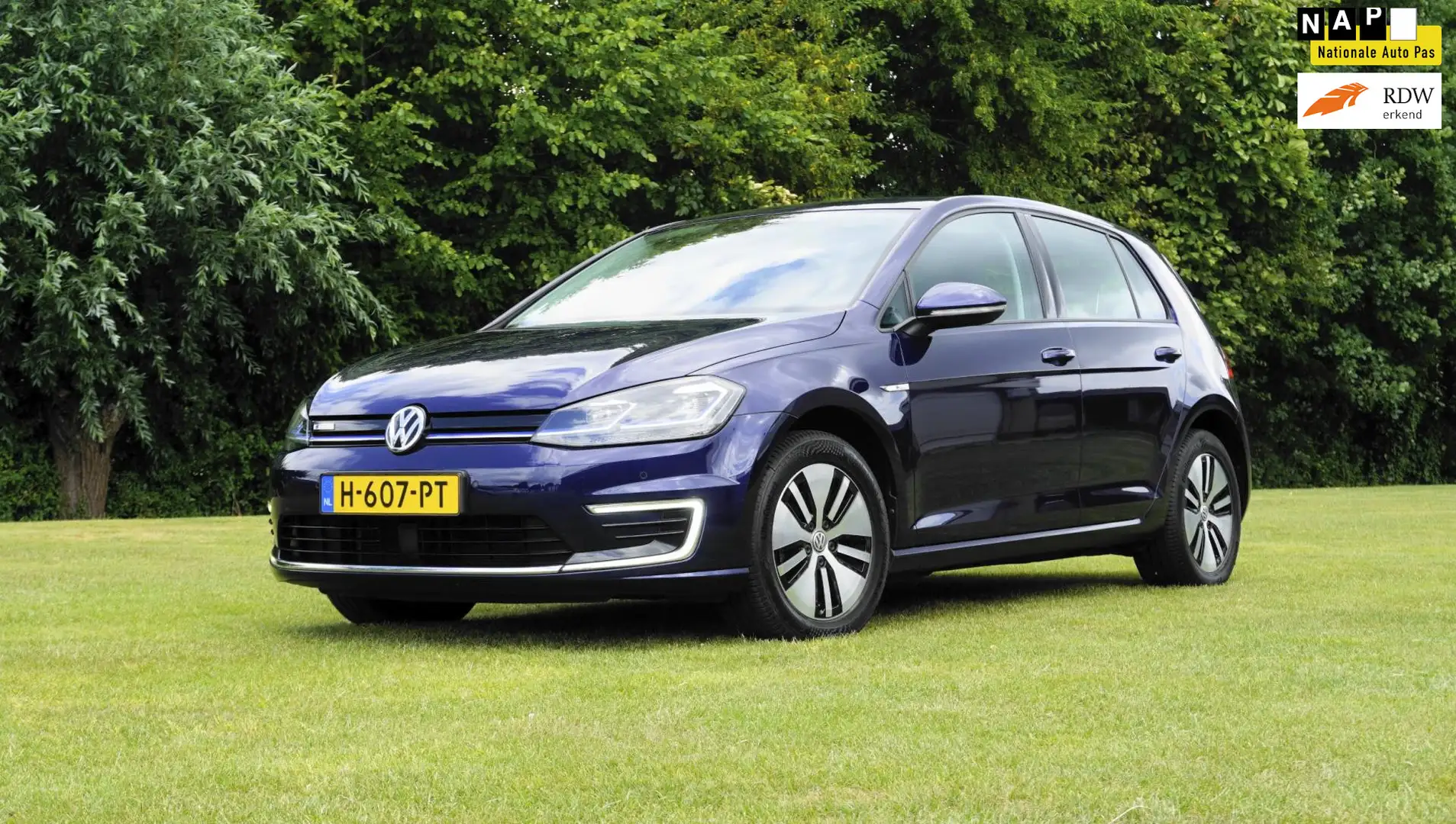 Volkswagen e-Golf E-DITION Ecc Airco Blauw - 1
