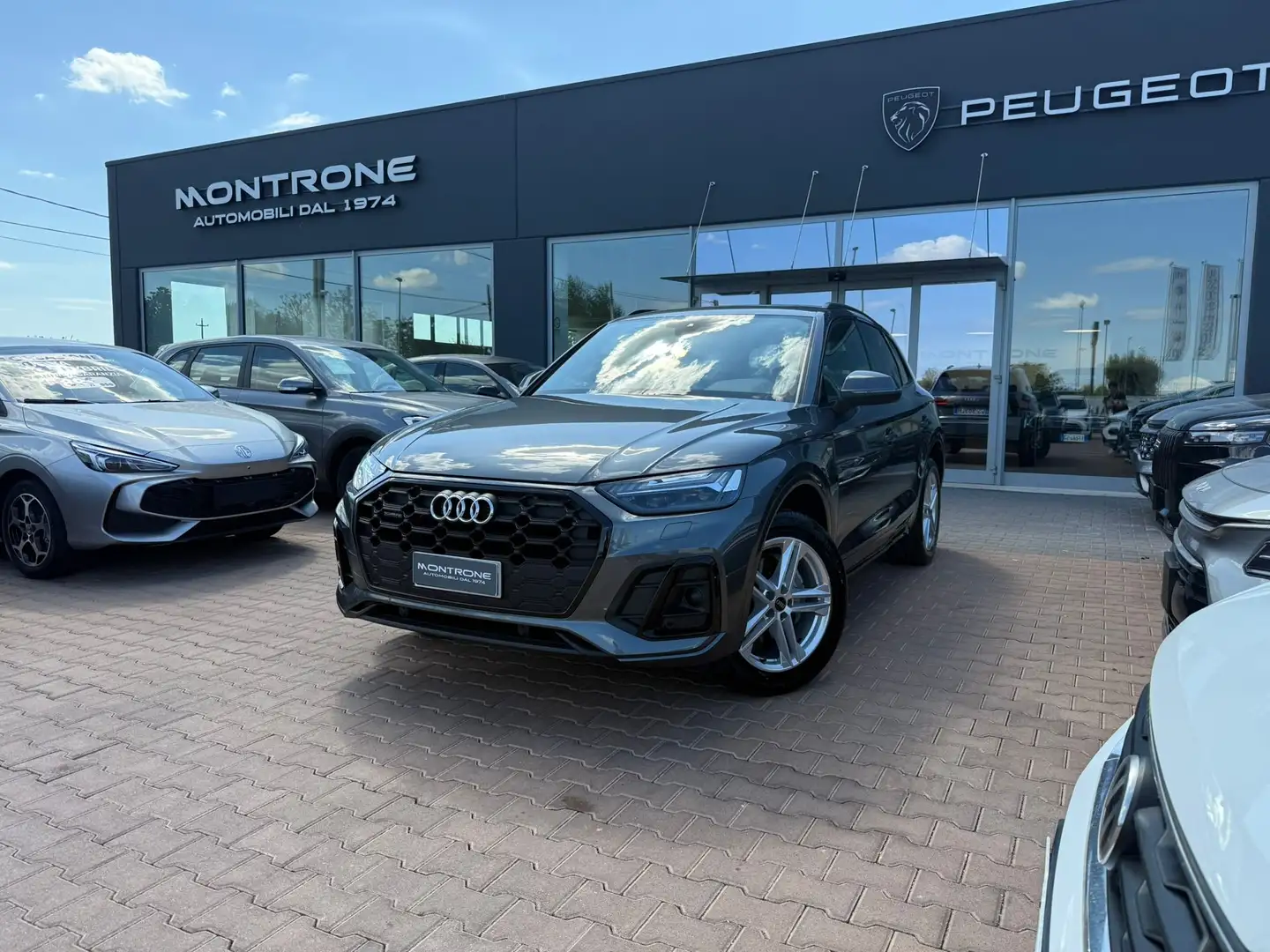 Audi Q5 Q5 2.0 tdi mhev 12V S line Plus quattro s-tronic Grigio - 1