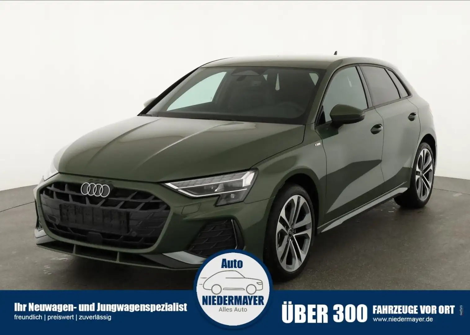 Audi A3 Sportback 35 TFSI S-Tronic S-LINE, Teilleder, Kame Verde - 1