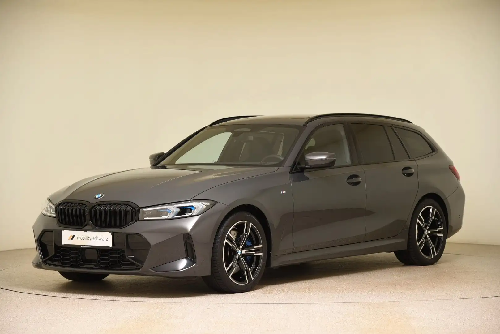 BMW 320 d Touring xDrive M Sport ACC Pano H&K LED AHK Grau - 1