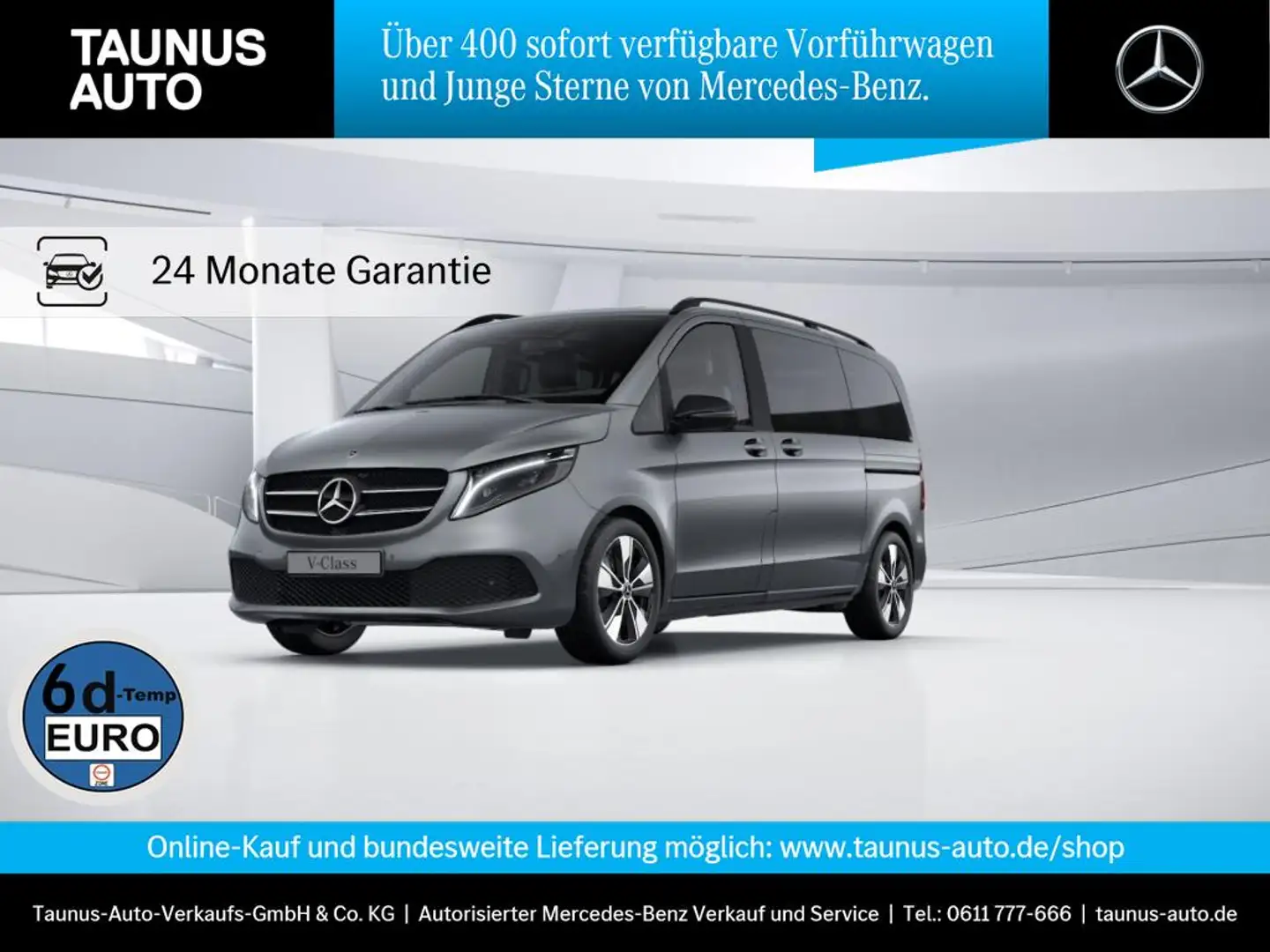 Mercedes-Benz V 250 d 4M EDITION K MBUX STH. NIGHT ILS KAMERA TISCH Grijs - 1