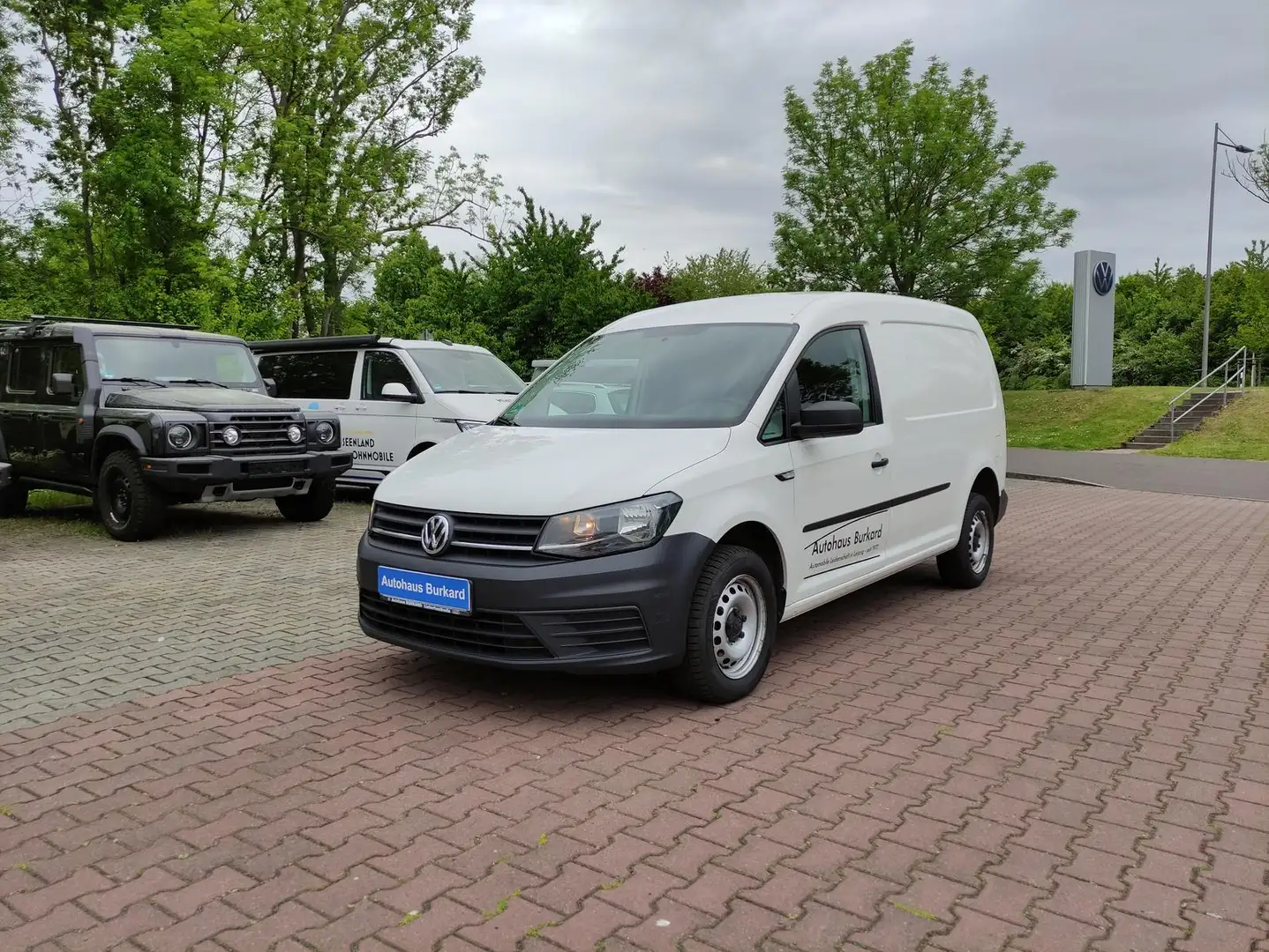 Volkswagen Caddy Maxi 2.0 TDI Kasten+122Ps+4M+PDC+Klima+AUX Weiß - 1