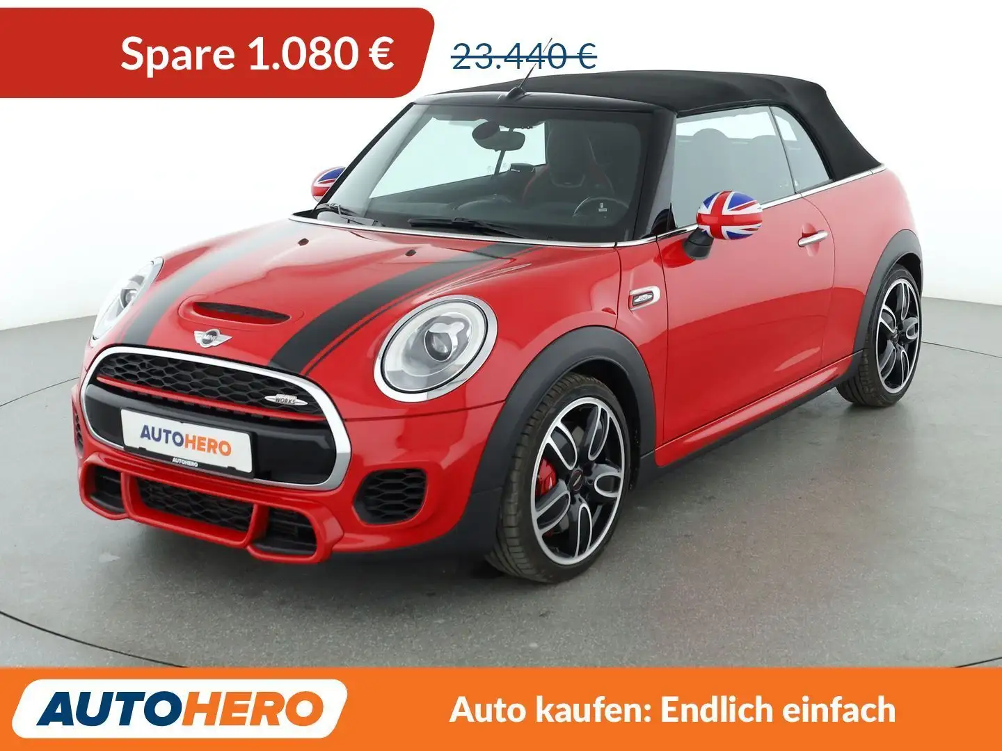 MINI John Cooper Works Cabrio John Cooper Works Aut.*NAVI*LED*TEMPO*CAM*PDC* Roşu - 1