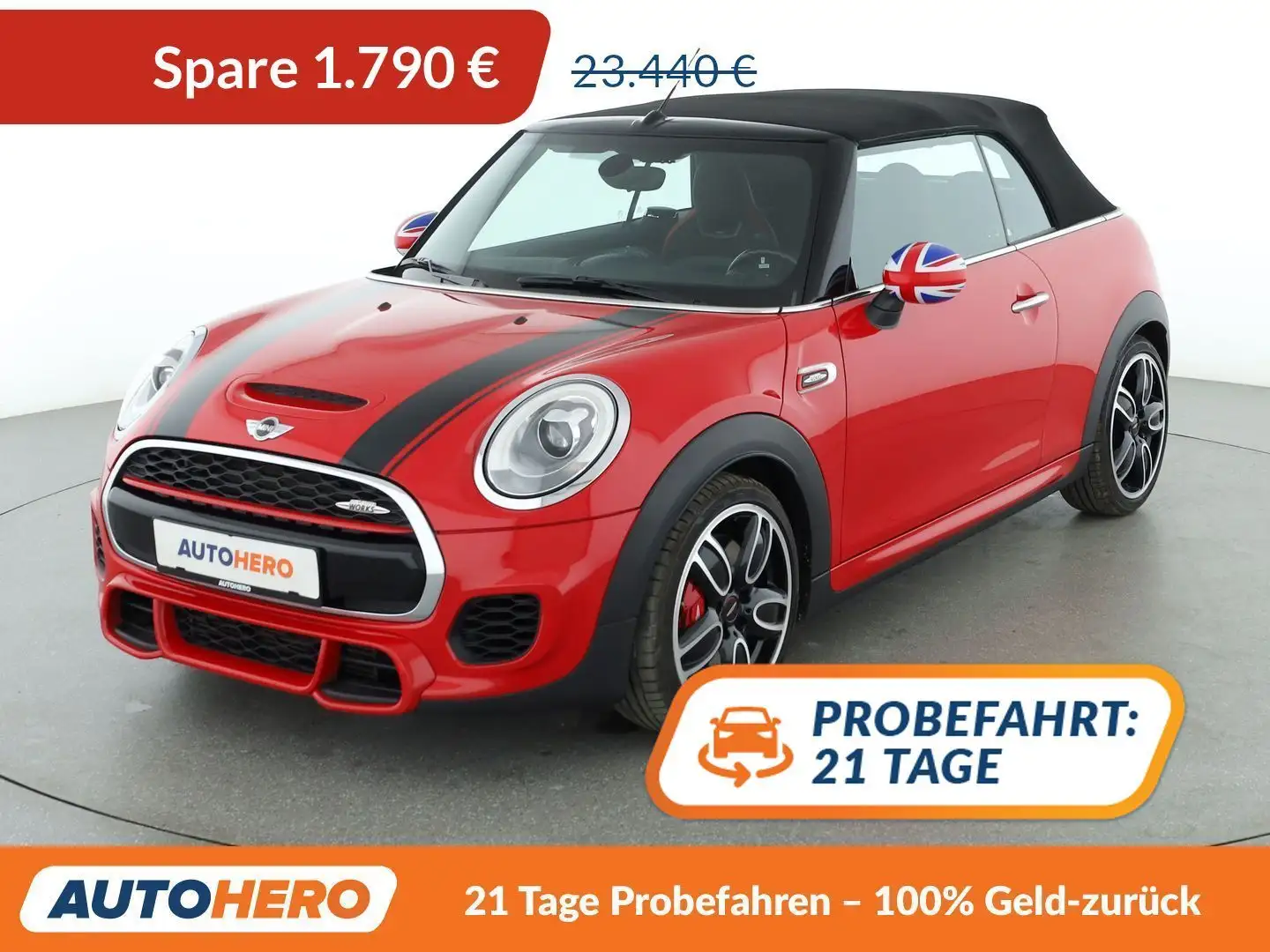 MINI John Cooper Works Cabrio John Cooper Works Aut.*NAVI*LED*TEMPO*CAM*PDC* Rot - 1