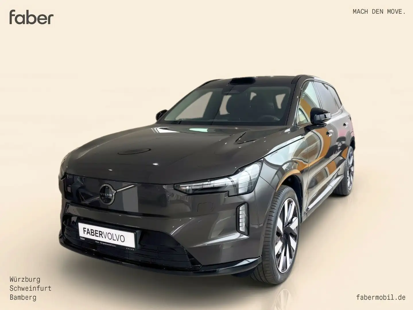 Volvo EX90 Ultra Pure Electric AWD 7-Sitzer Grau - 1