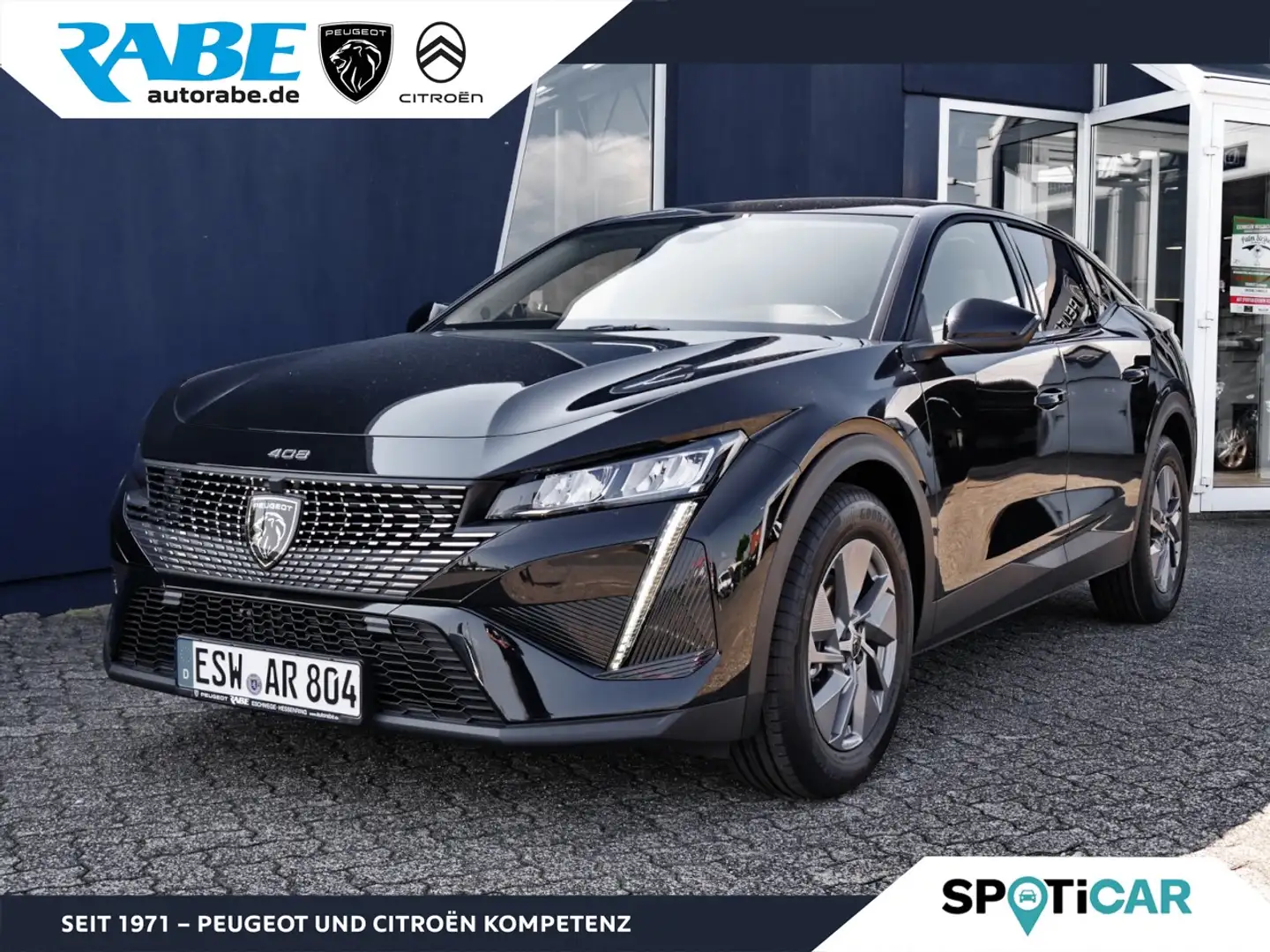 Peugeot 408 Allure 145 Hybrid Kamera+Winter-Paket+Navi Klima Schwarz - 1
