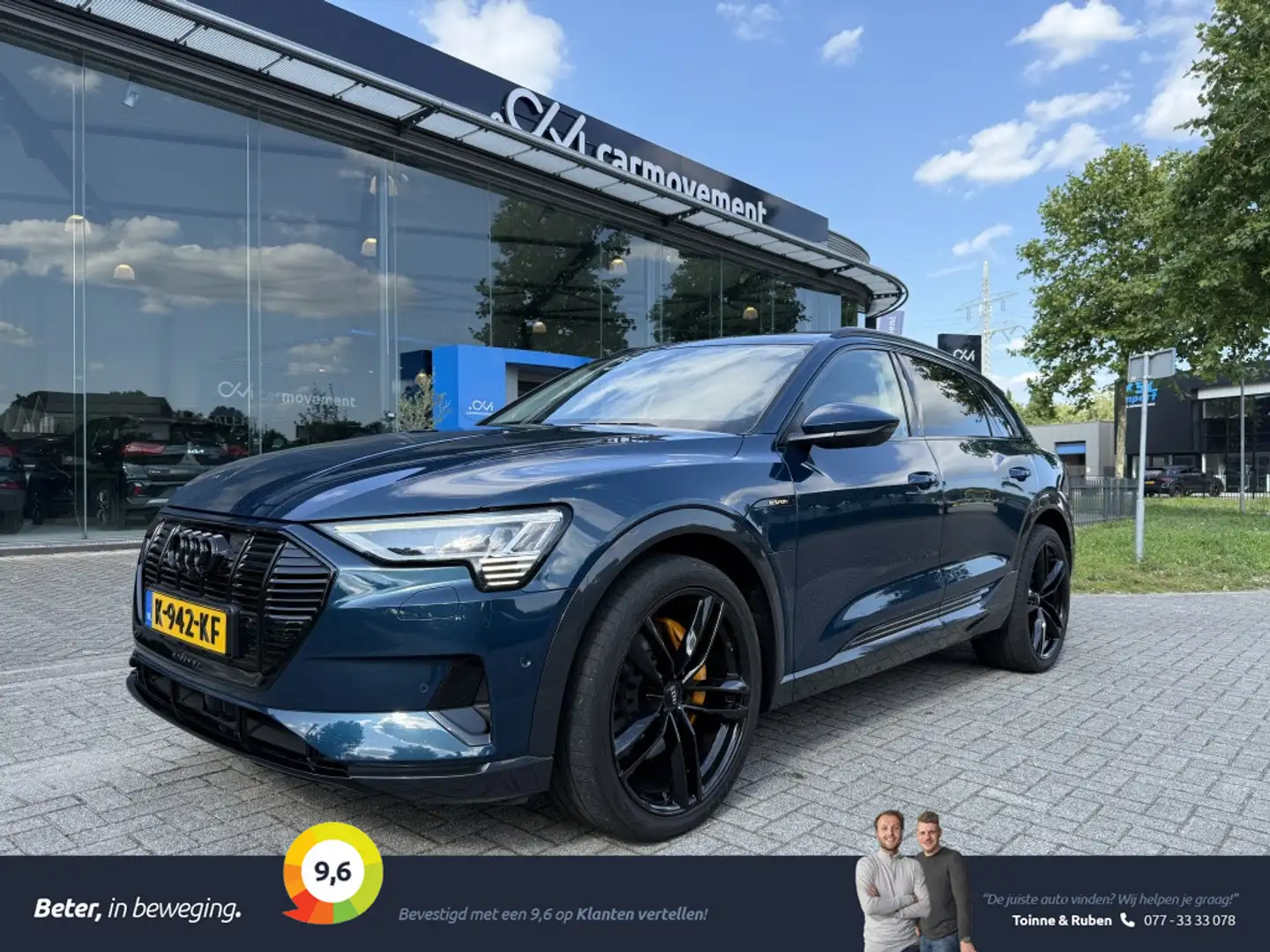 Audi e-tron e-tron 55 quattro | Bomvol! | ACC | Schuifdak | Ba Blauw - 1