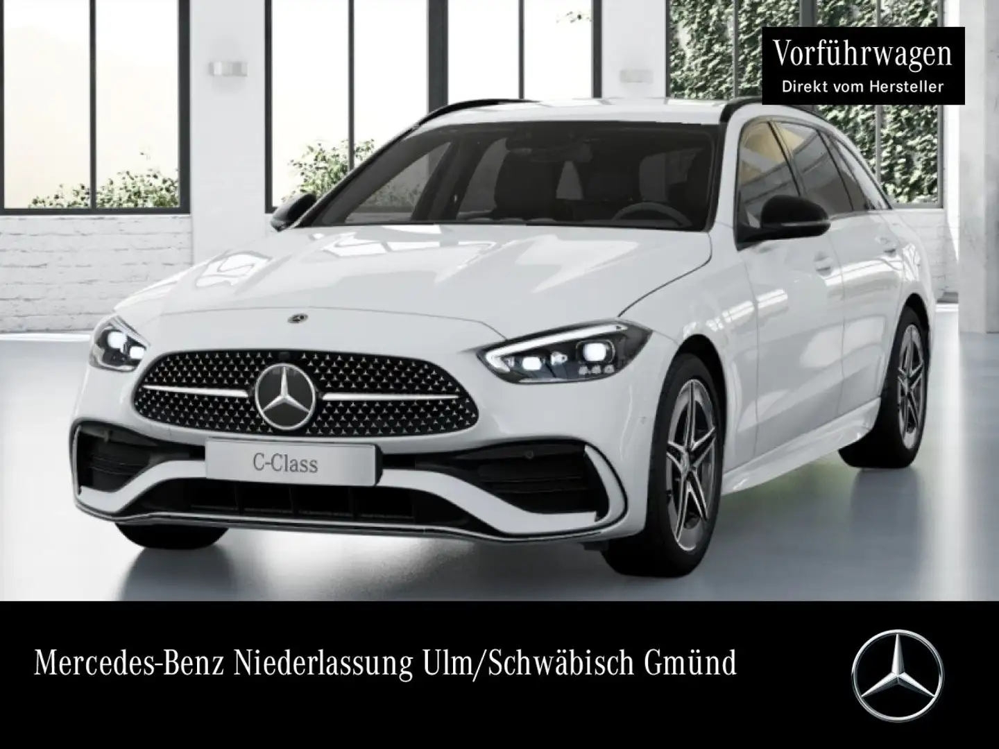 Mercedes-Benz C 300 de T AMG+NIGHT+KAMERA+KEYLESS+9G Weiß - 1