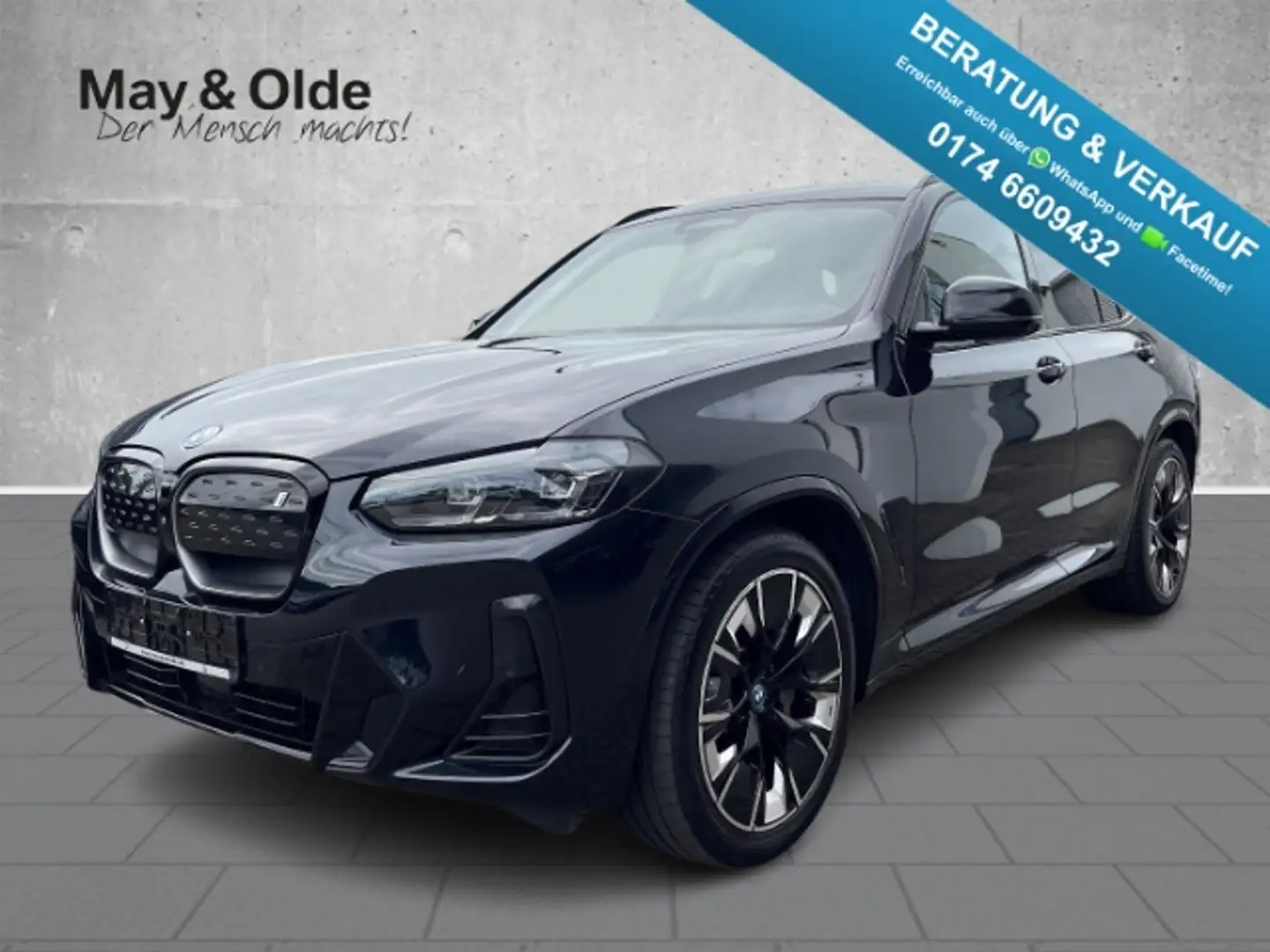 BMW iX3 Impressive LED Navi AHK HuD H/K ACC Pano DAB Schwarz - 1