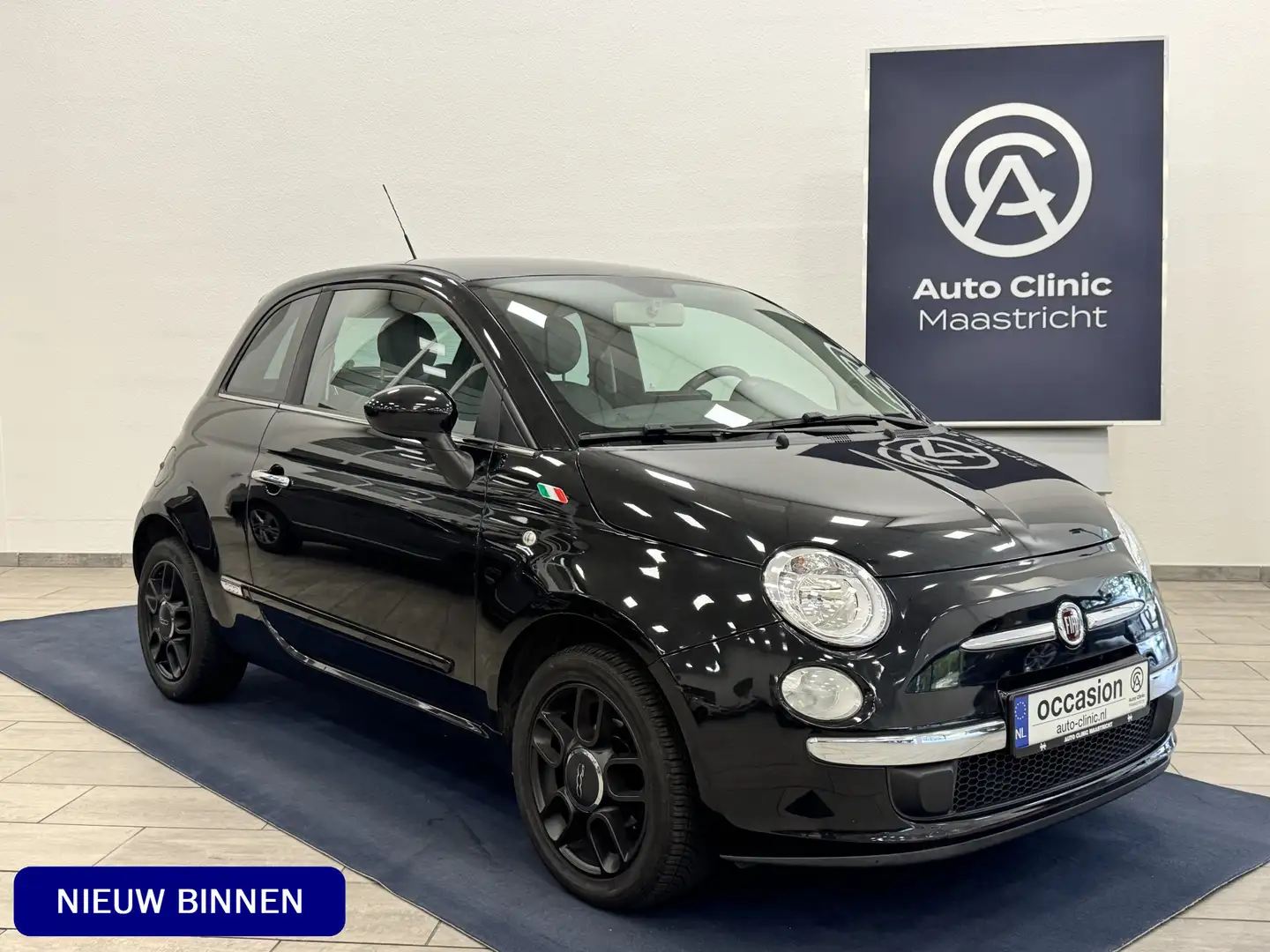 Fiat 500 1.2 SPORT BLACK-LINE| CARPLAY | NAVI | 16" | Zwart - 1