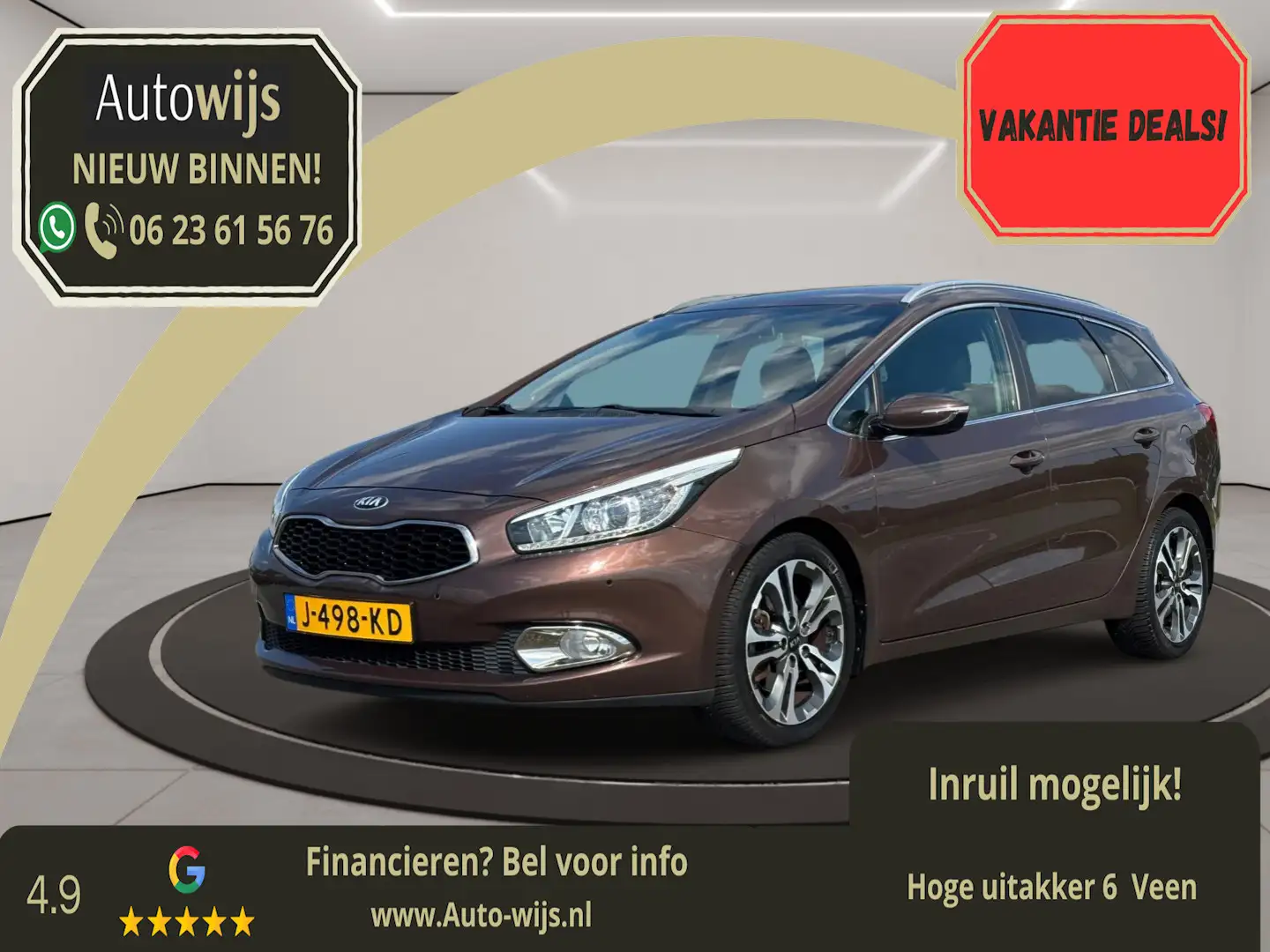 Kia Ceed / cee'd 1.6 GDI DynamicLine|AUT|Camera|Xenon|108DKM Bruin - 1