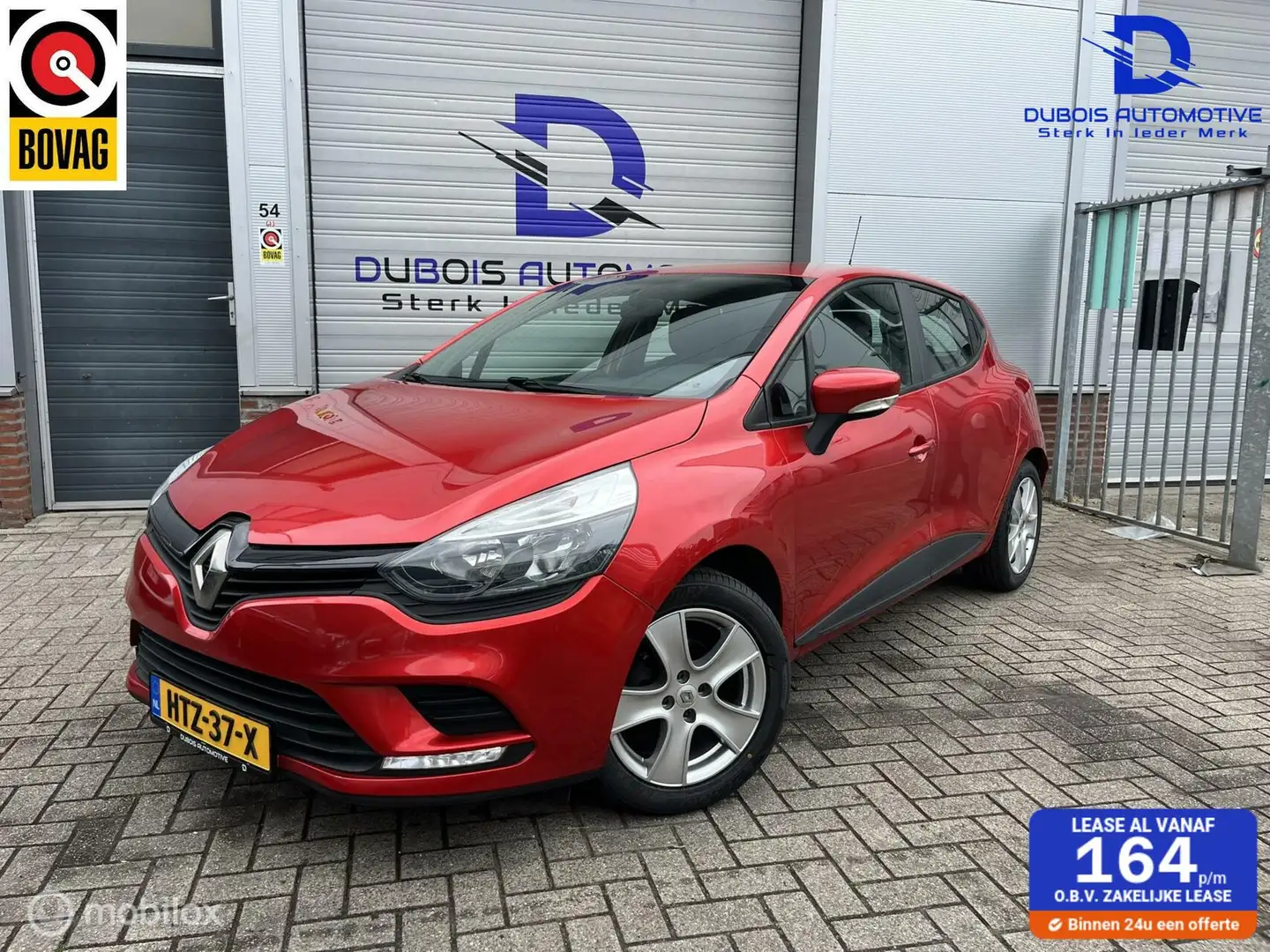 Renault Clio 1.2 2018| 39000KM|1e EIG|CRUISE|AIRCO|TREKHAAK| Rojo - 1